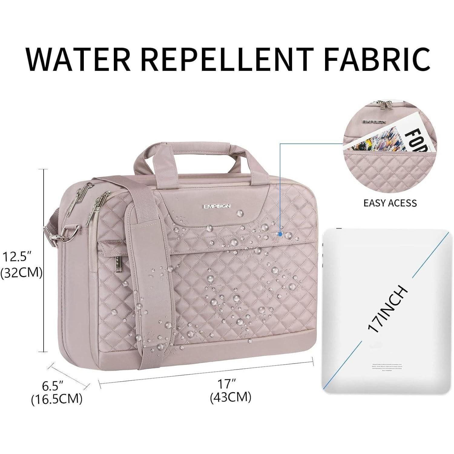 LuxusKollektion Laptoptasche Laptoptasche Damen 17 Zoll Wasserdicht Erweiterbar Business