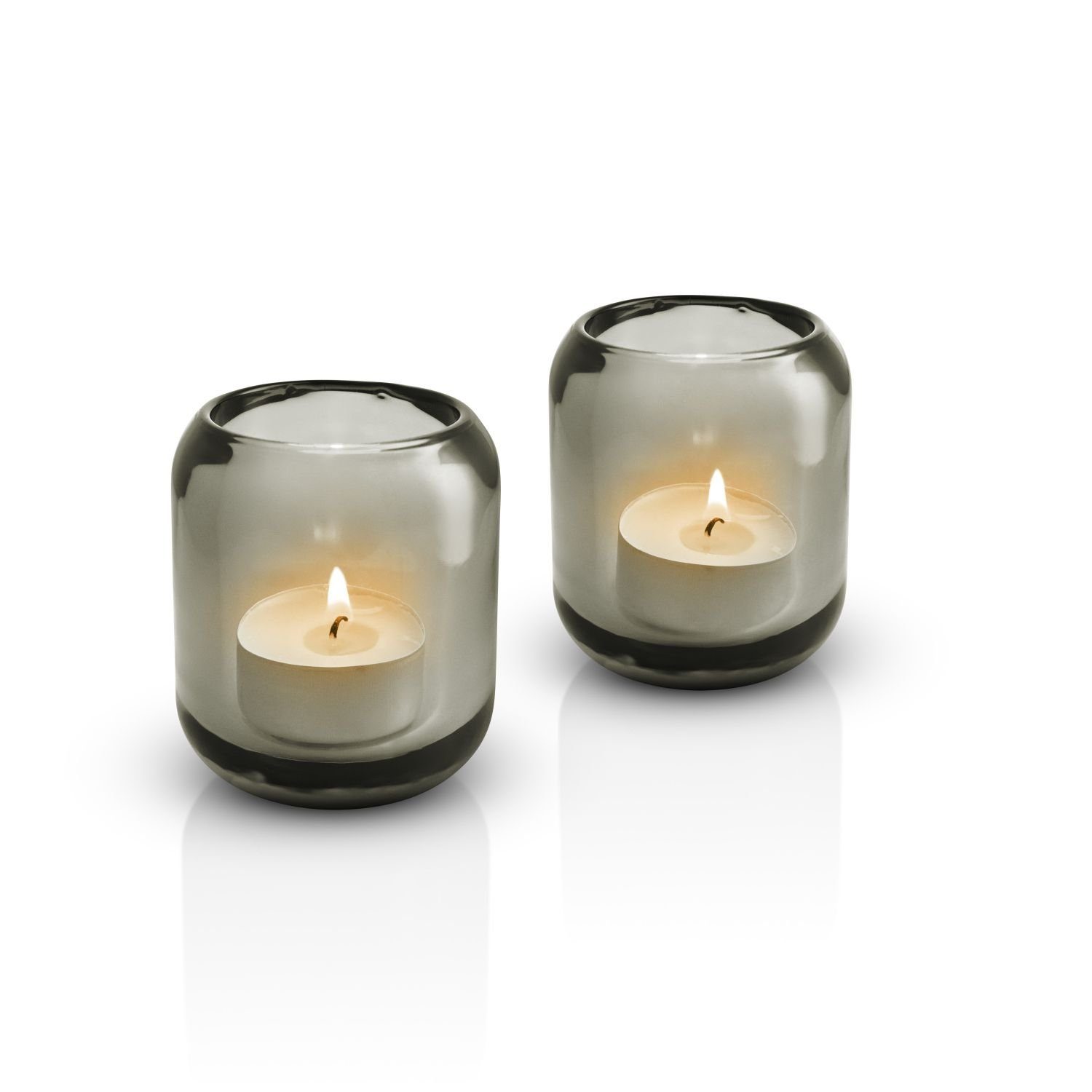 Teelichthalter Acorn Stone 2er Set