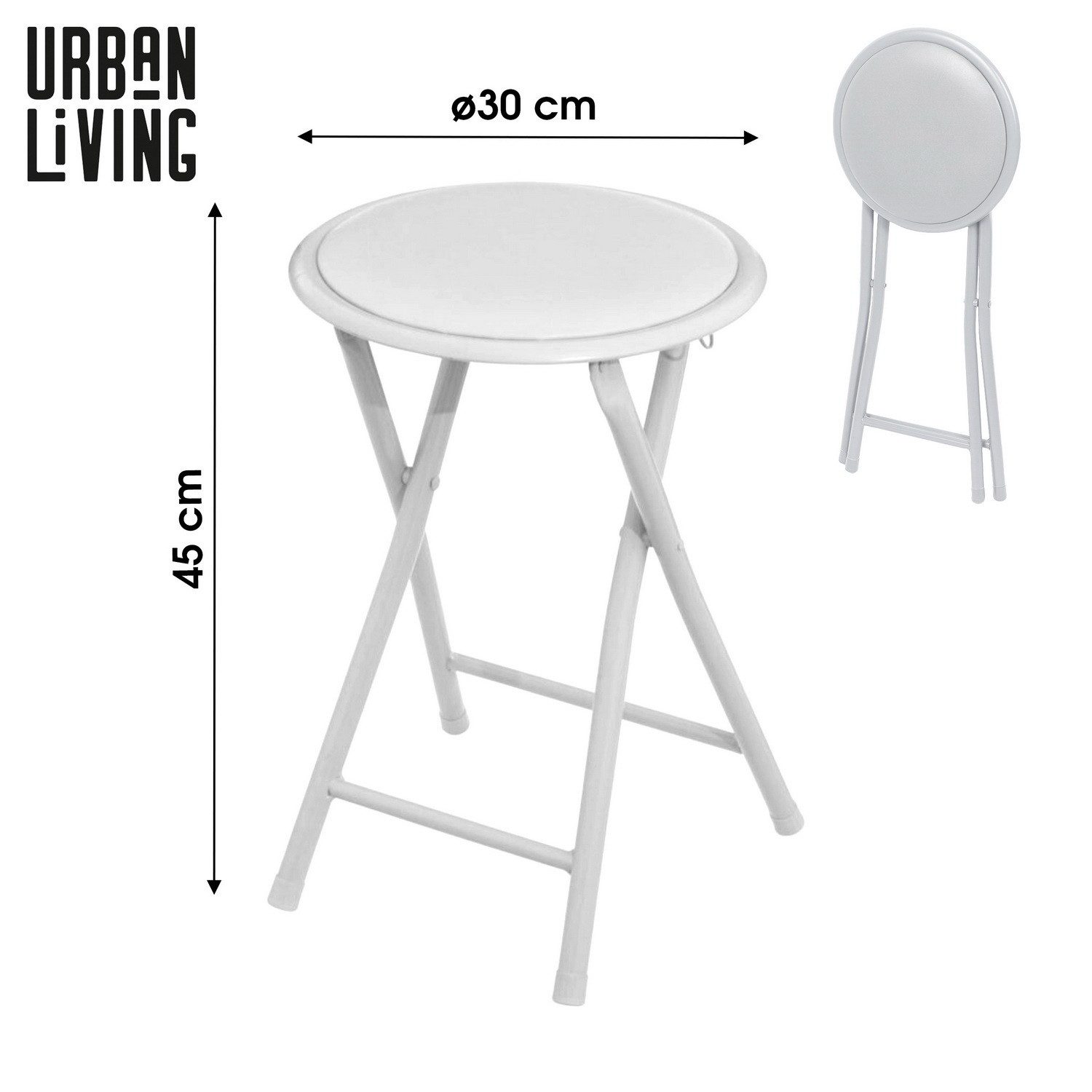Urban Living Hocker Klapphocker Hocker Klappstuhl günstig online kaufen
