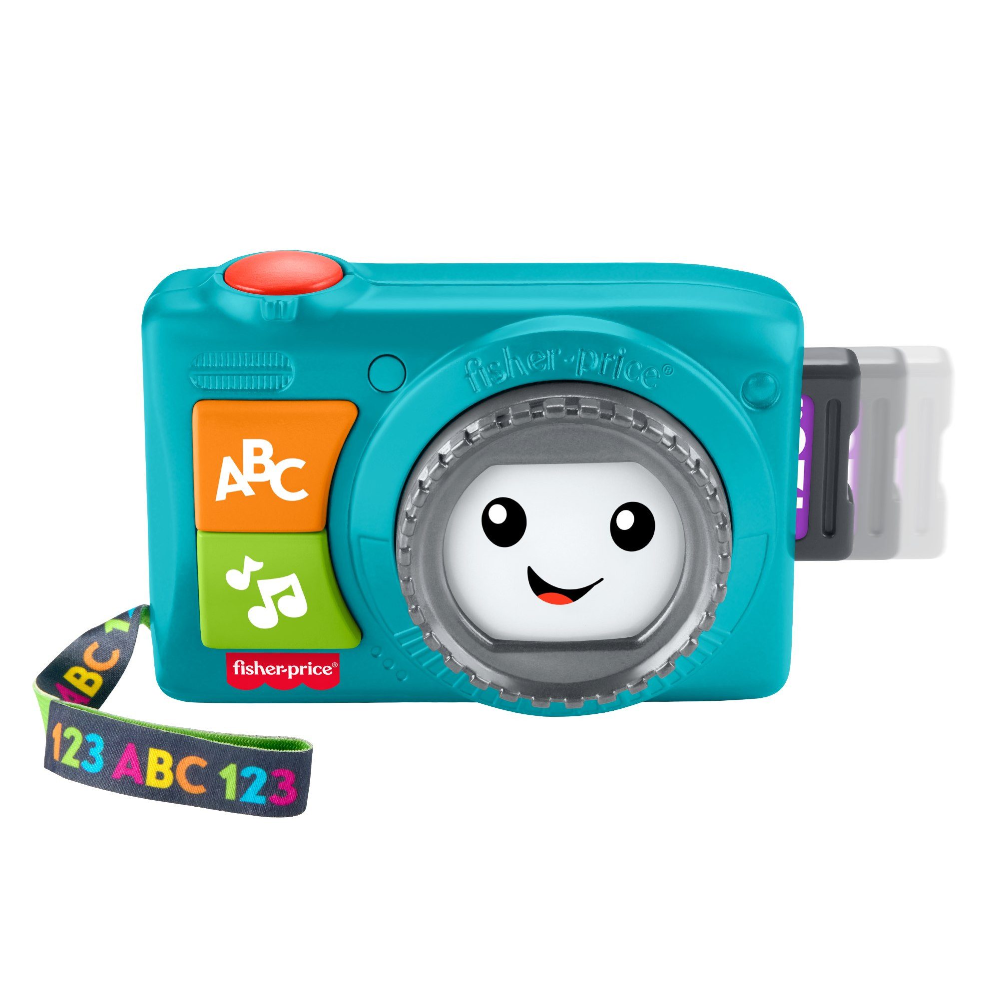 Fisher-Price® Lernspielzeug Lernspaß Aufleuchtende Kamera, mit Musik und Lichtern