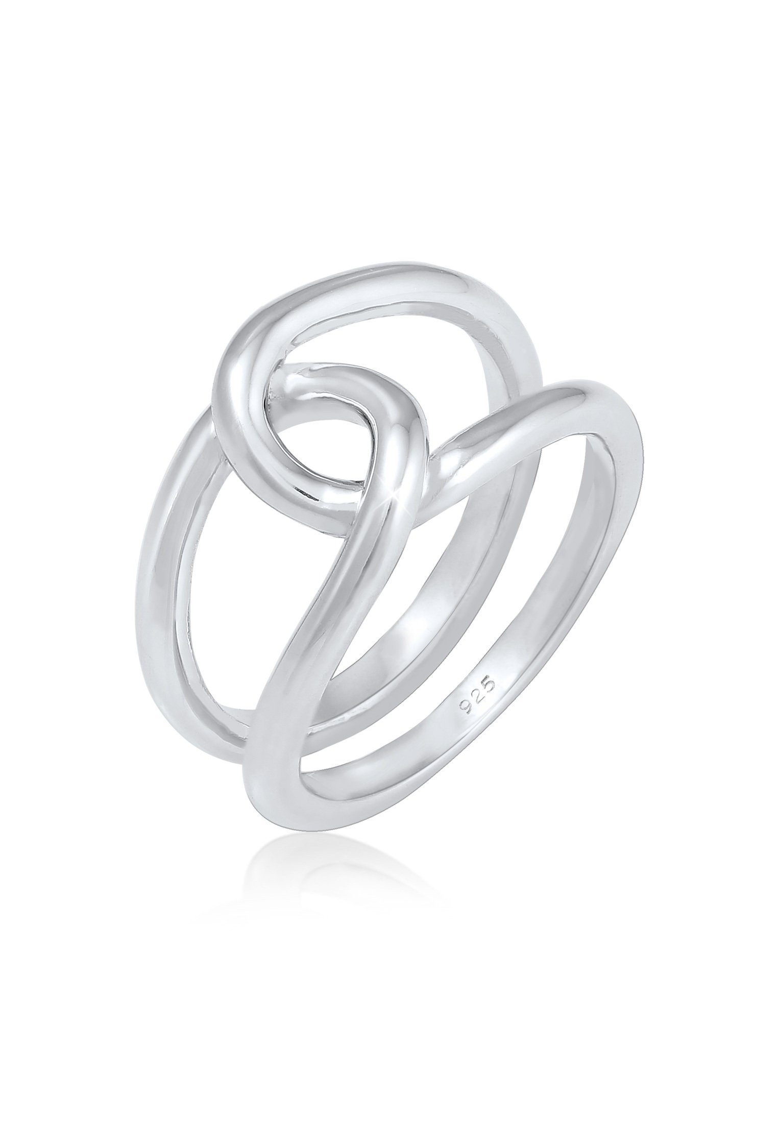 Elli Fingerring Verdreht Schlaufe Trend Casual günstig online kaufen