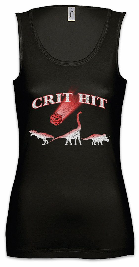 Urban Backwoods Tanktop Crit Hit Ärmelloses Damen T-Shirt RPG Roleplay Dungeons MMORPG Online Role Play Rollenspiel Rollenspieler