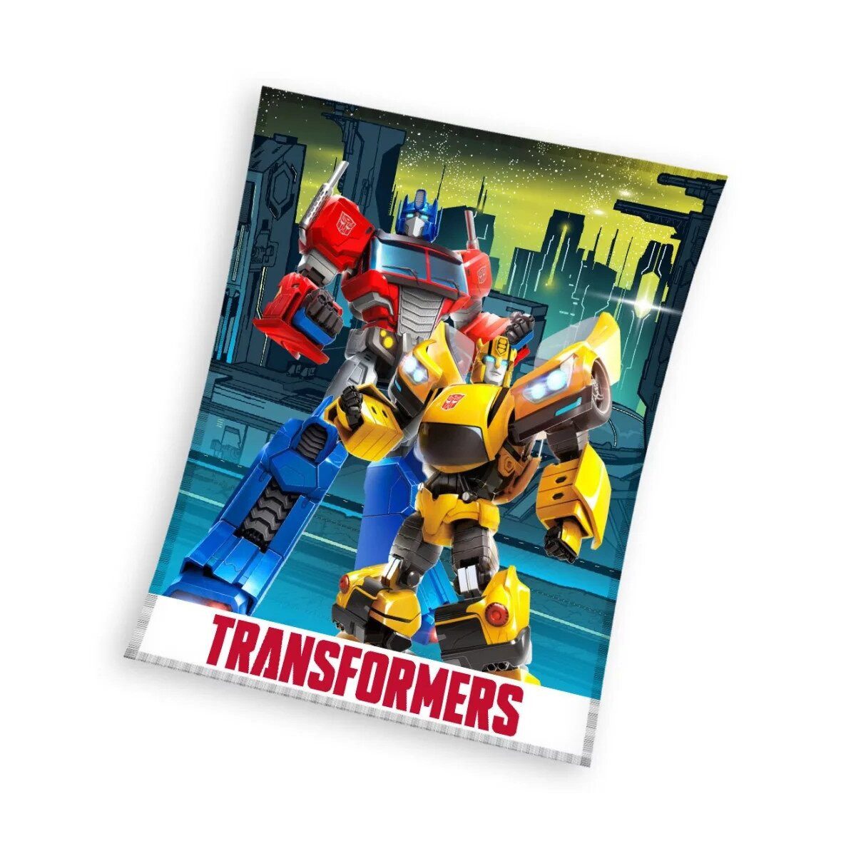 Wohndecke Transformers Cybercore coral fleece Polar-Decke 130x160cm, Transformers, Geschenkidee für Mädchen und Jungen
