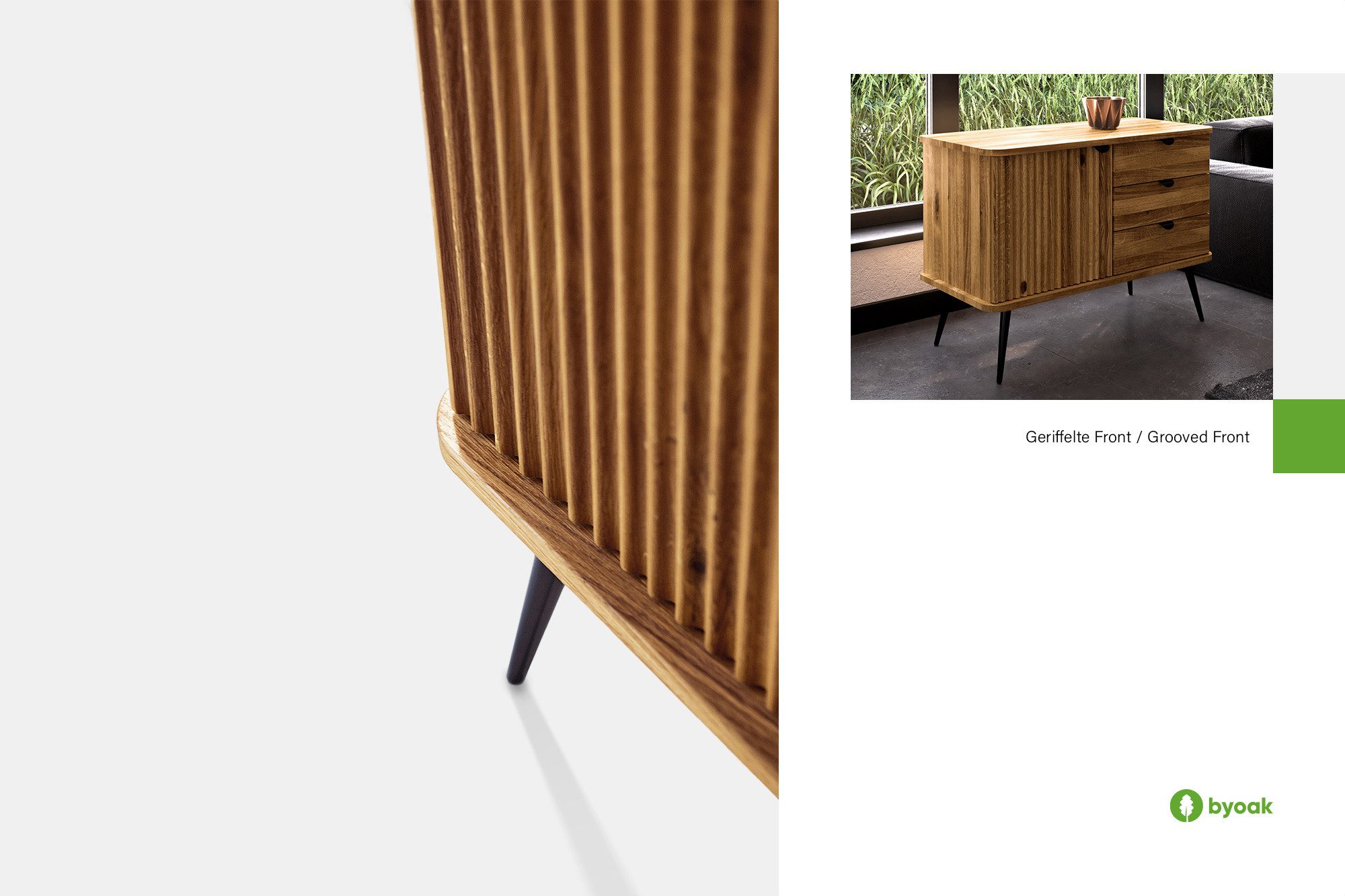 byoak Kommode KULA aus Massivholz, Naturgeölt