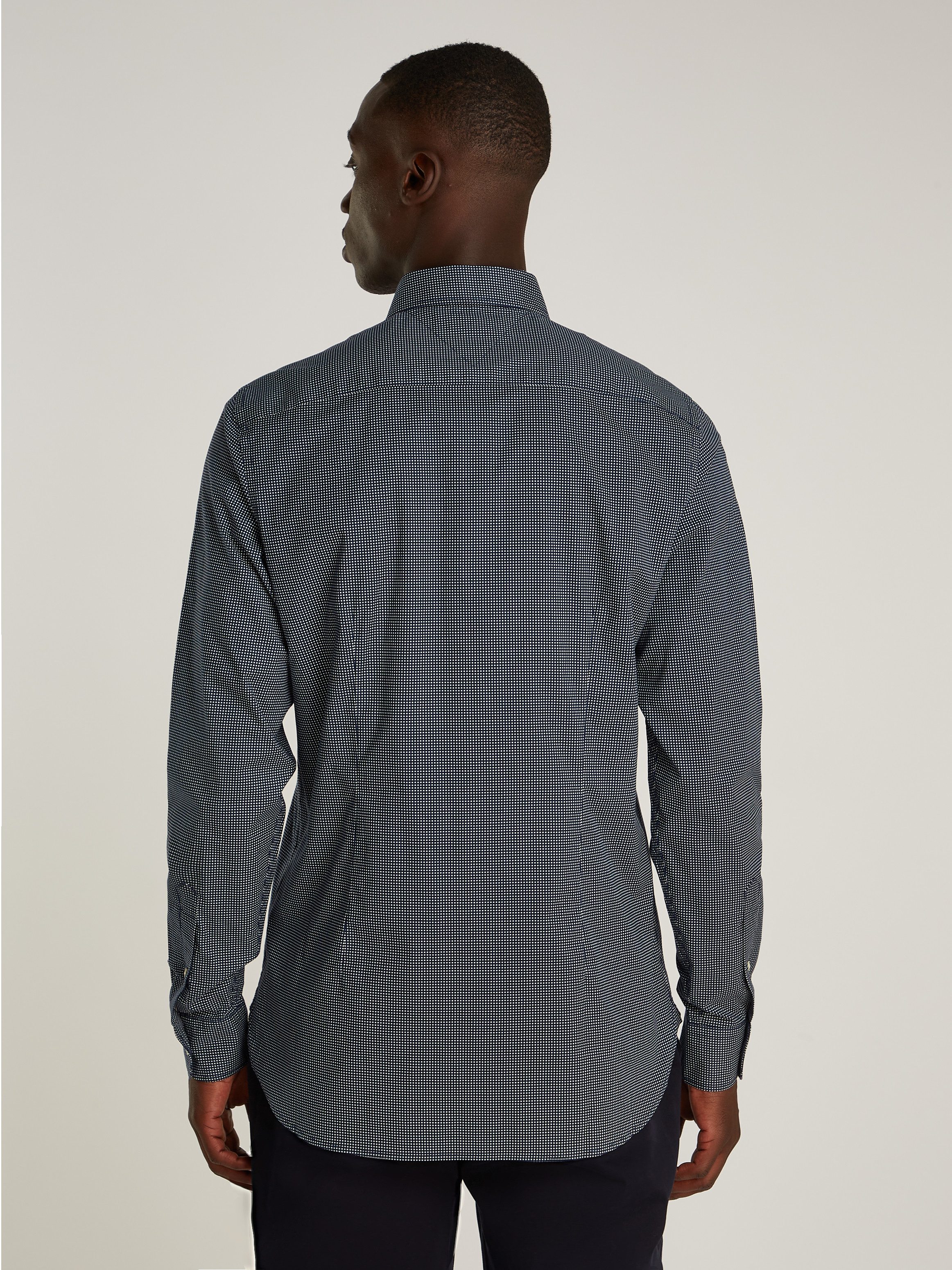 Tommy Hilfiger Businesshemd MICRO PRINT SF günstig online kaufen
