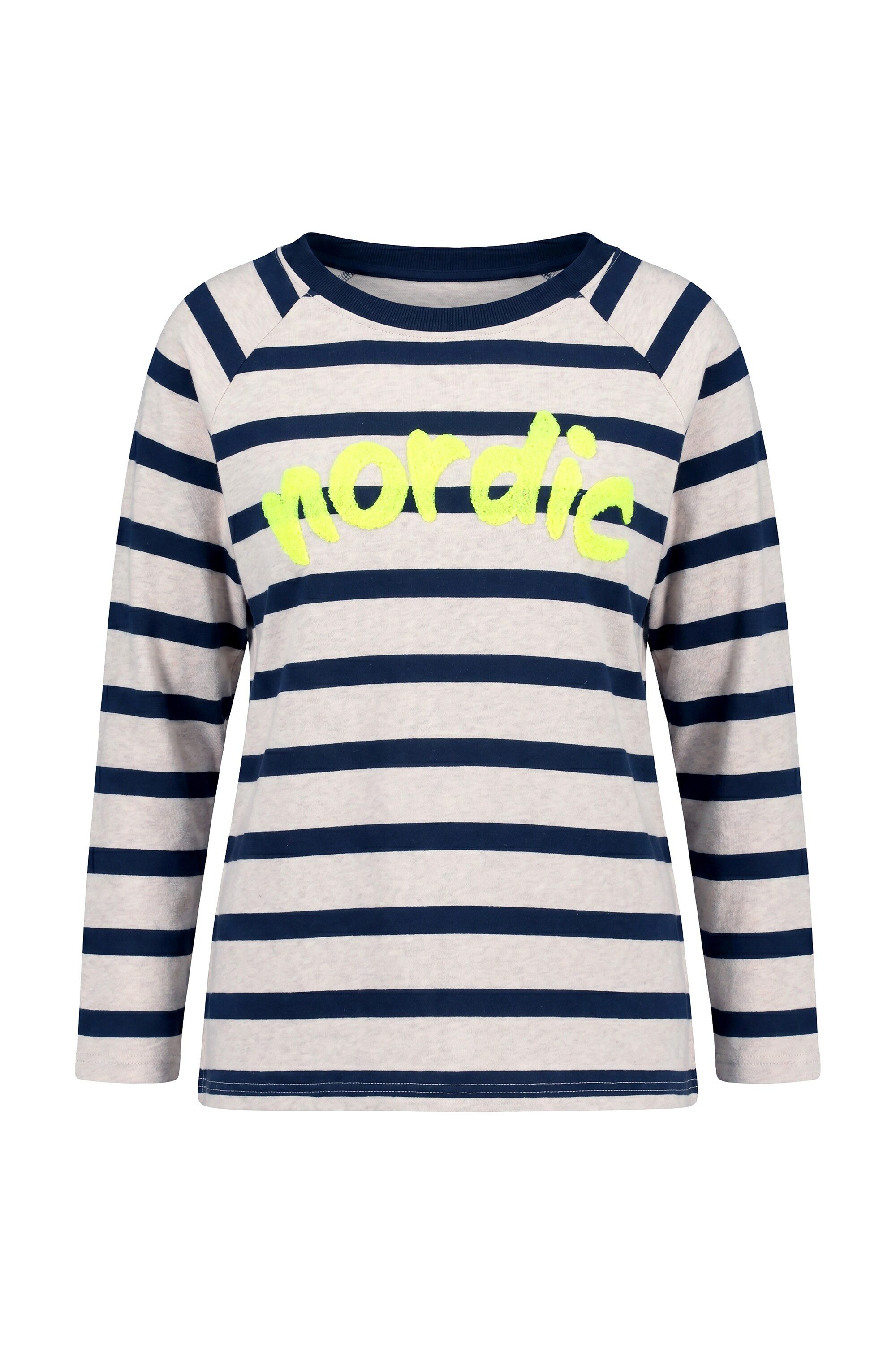 Laurasøn Sweatshirt Sweatshirt Ringel Rundhalsausschnitt Langarm – Bild 2 von 4