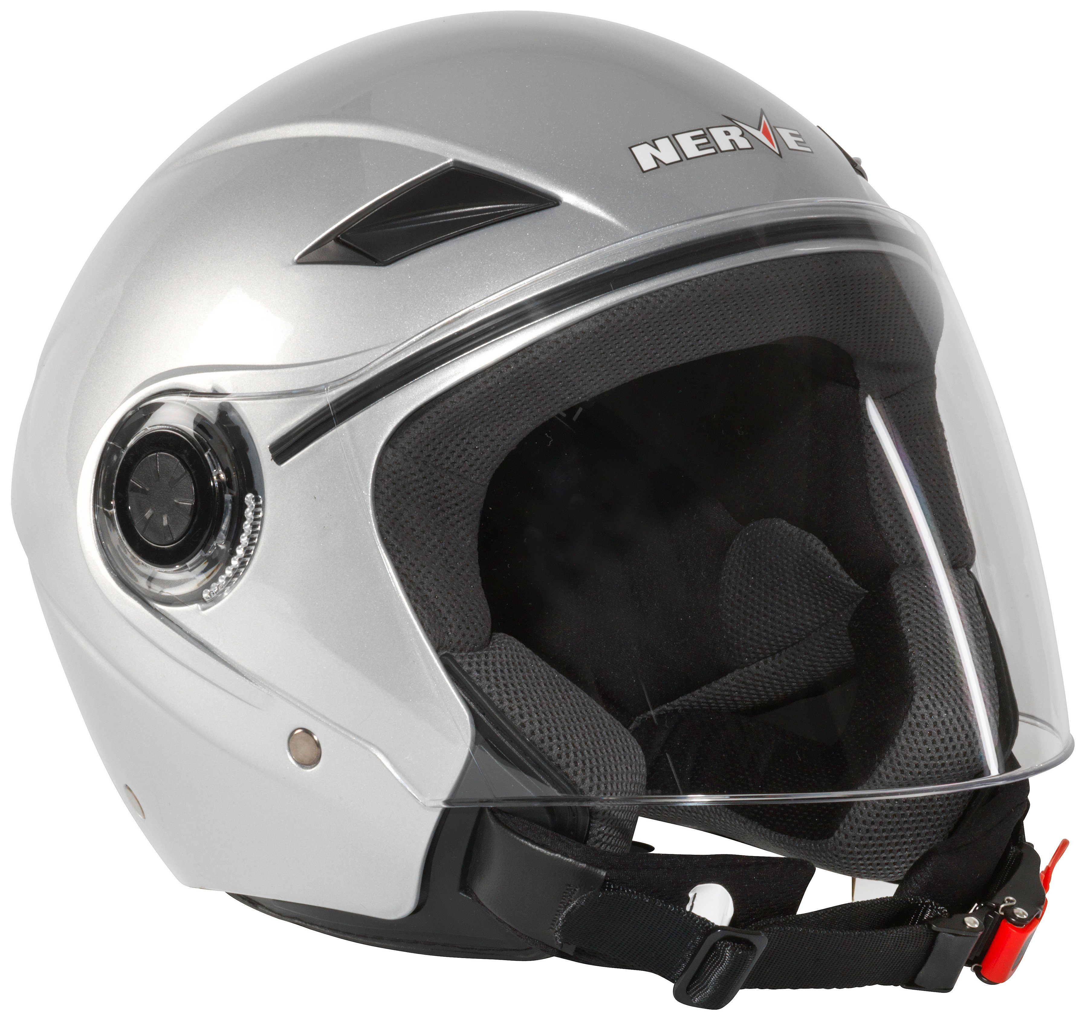 NERVE Motorradhelm NH1014, Herausnehmbares- und waschbares Innenfutter