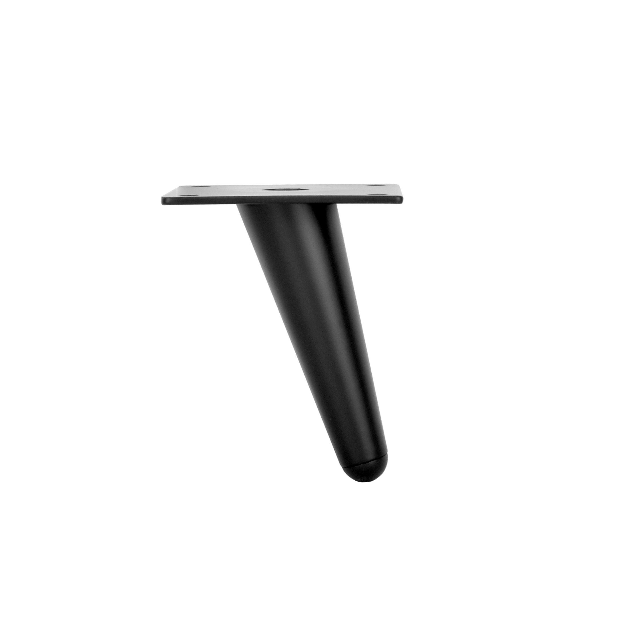 Prima-Online Möbelfuß Metallfüße schräg Schrankfuß Sofafuß H: 10-23cm Schwarz oder Gold