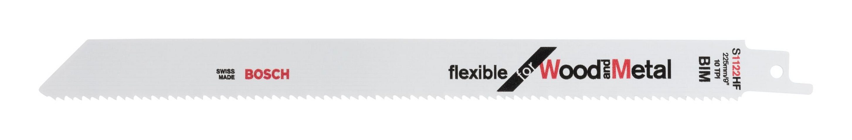 BOSCH Säbelsägeblatt (2 Stück), S 1122 HF Flexible for Wood and Metal - 2er-Pack