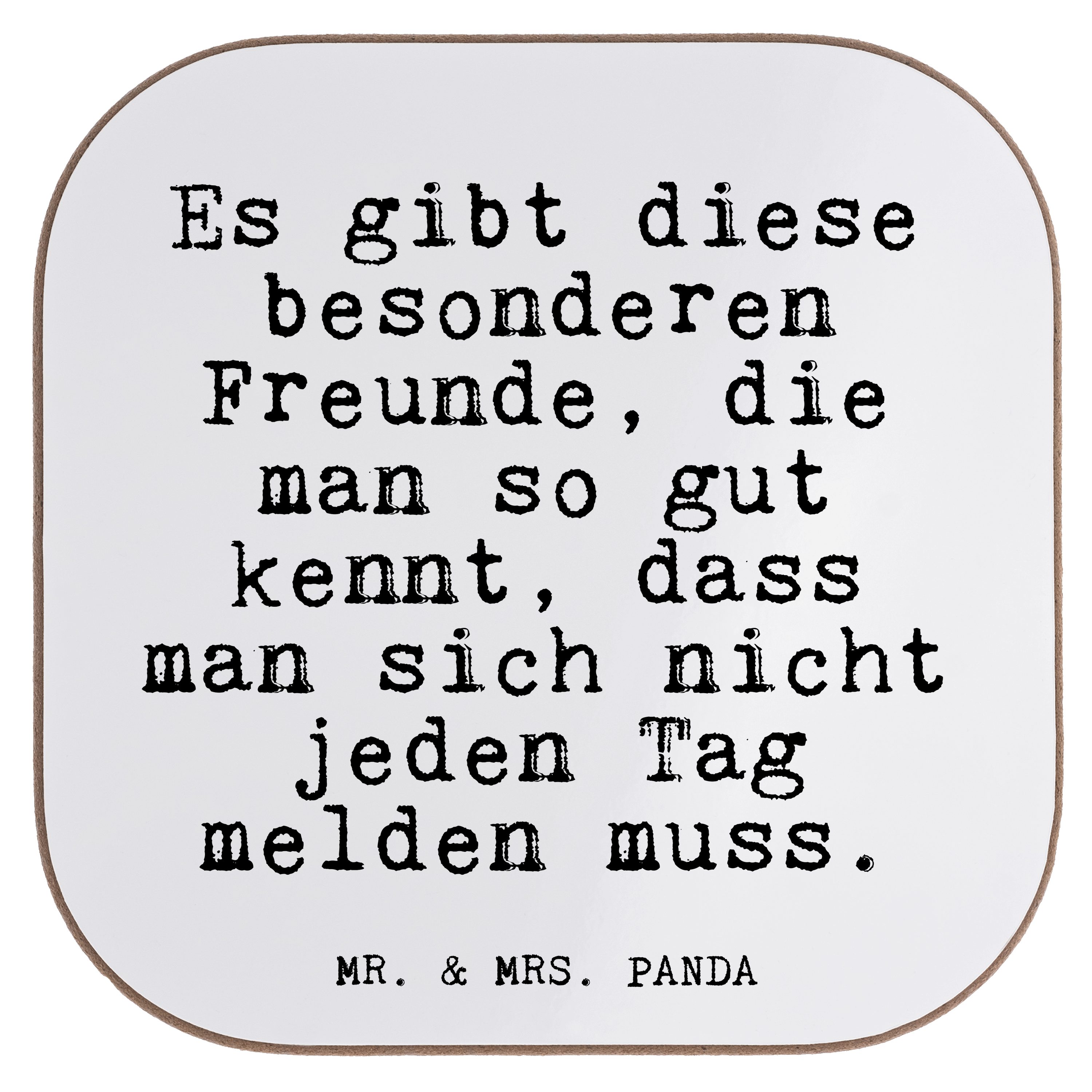 Mr. & Mrs. Panda Getränkeuntersetzer »Es gibt diese besonderen