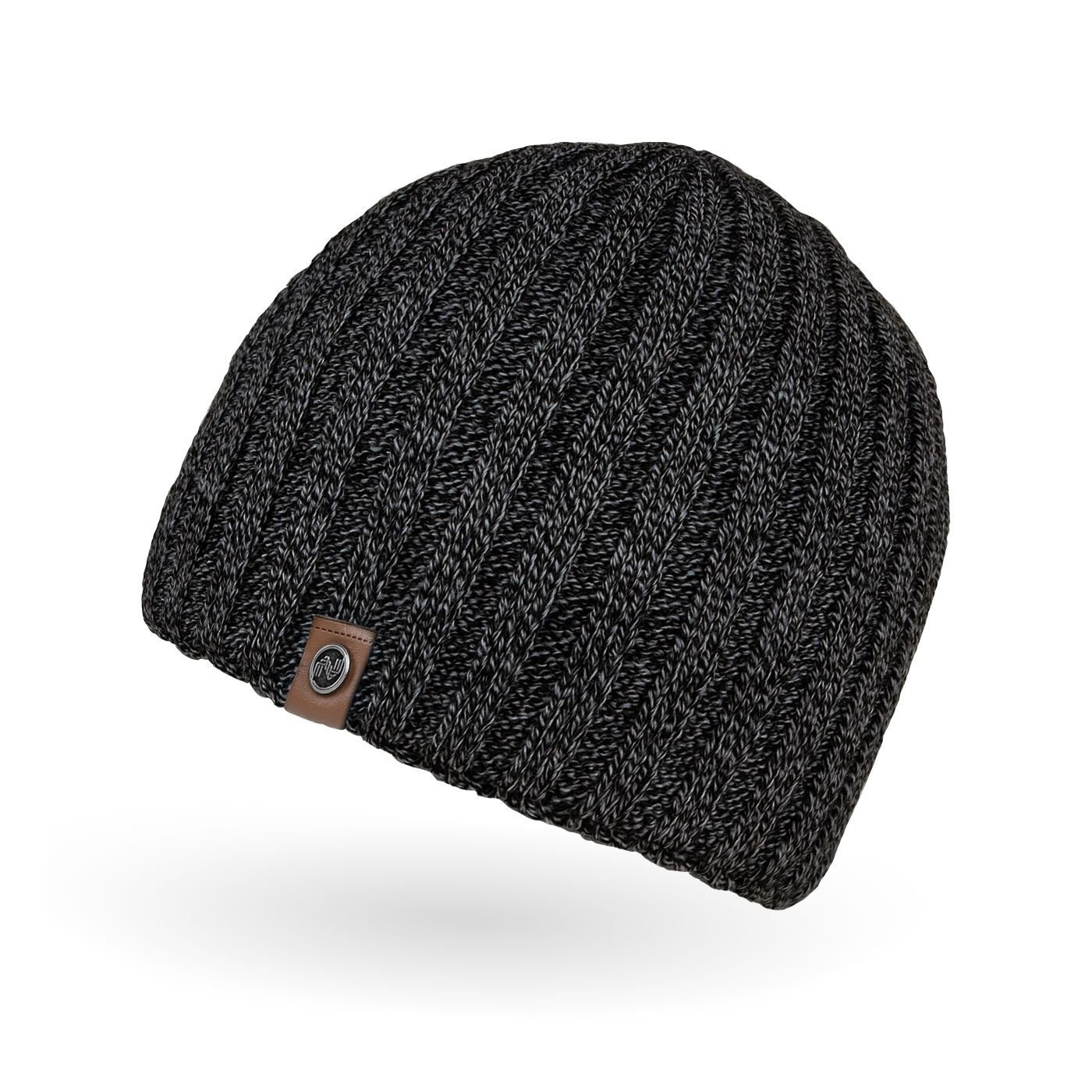 Neverless Strickmütze Herren Beanie Wintermütze Strickmütze Rippstrick günstig online kaufen