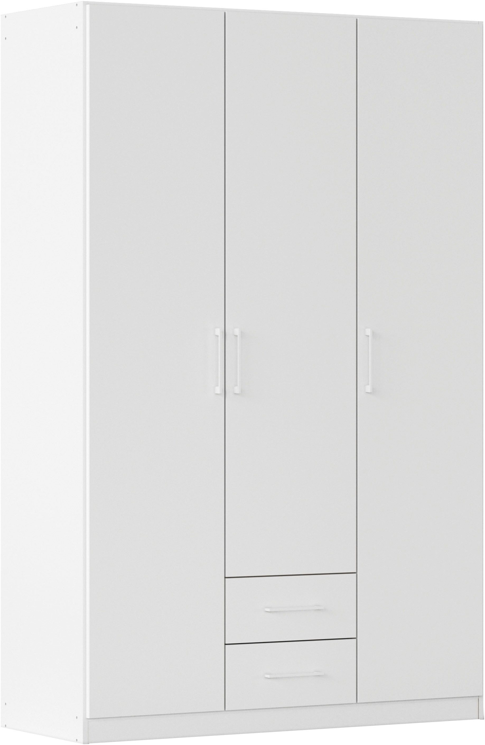 rauch Drehtürenschrank Kleiderschrank Garderobe GAMMA Breiten 91/136/181/226/271/315/360 cm (in 3 Ausstattungen BASIC/CLASSIC/PREMIUM (inkl. SOFT-CLOSE-Funktion) mit Schubladen, verschiedene Griff-Varianten TOPSELLER MADE IN GERMANY