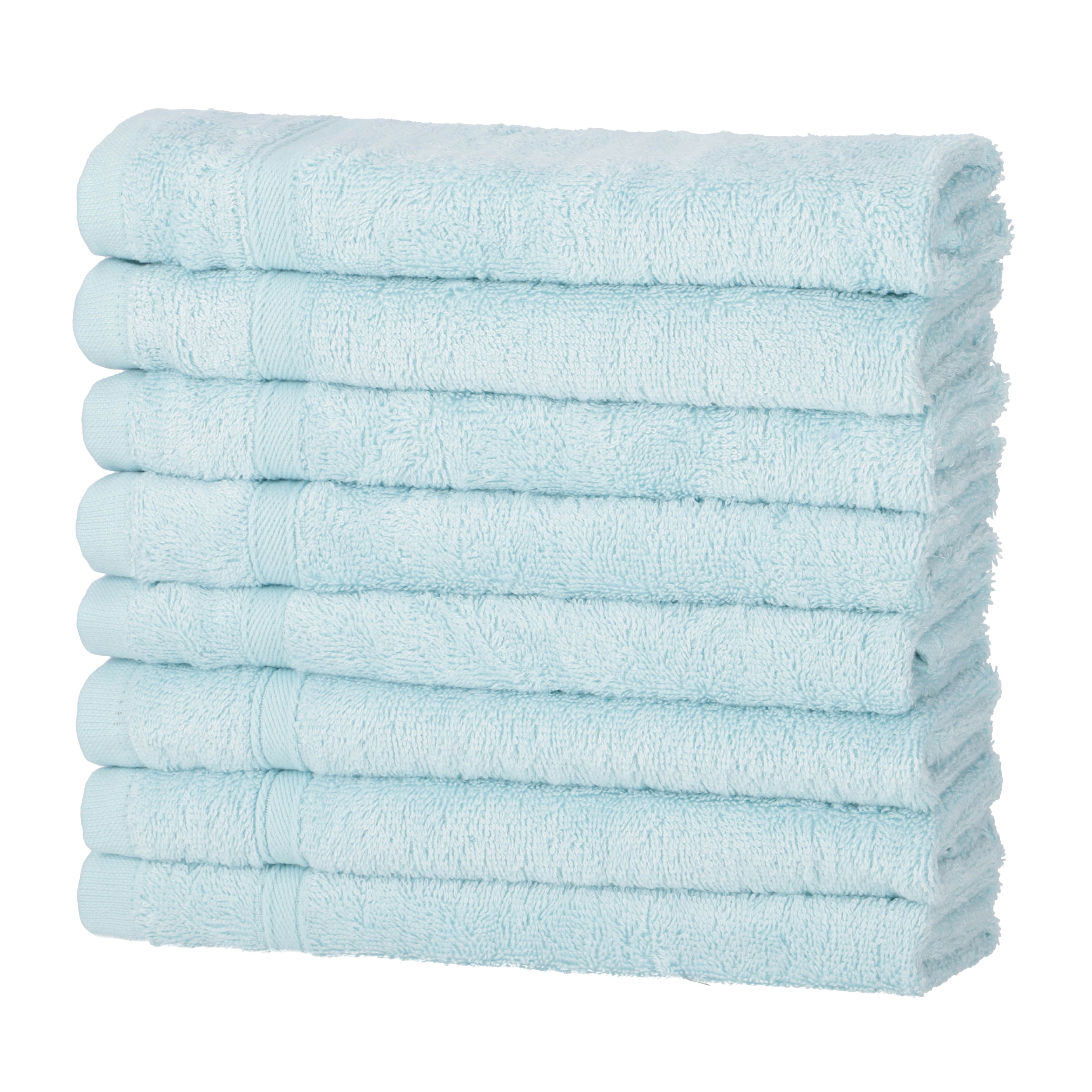 One Home Handtücher Komfort, Frottee (8-St), extra Saugfähig und Weich hellblau
