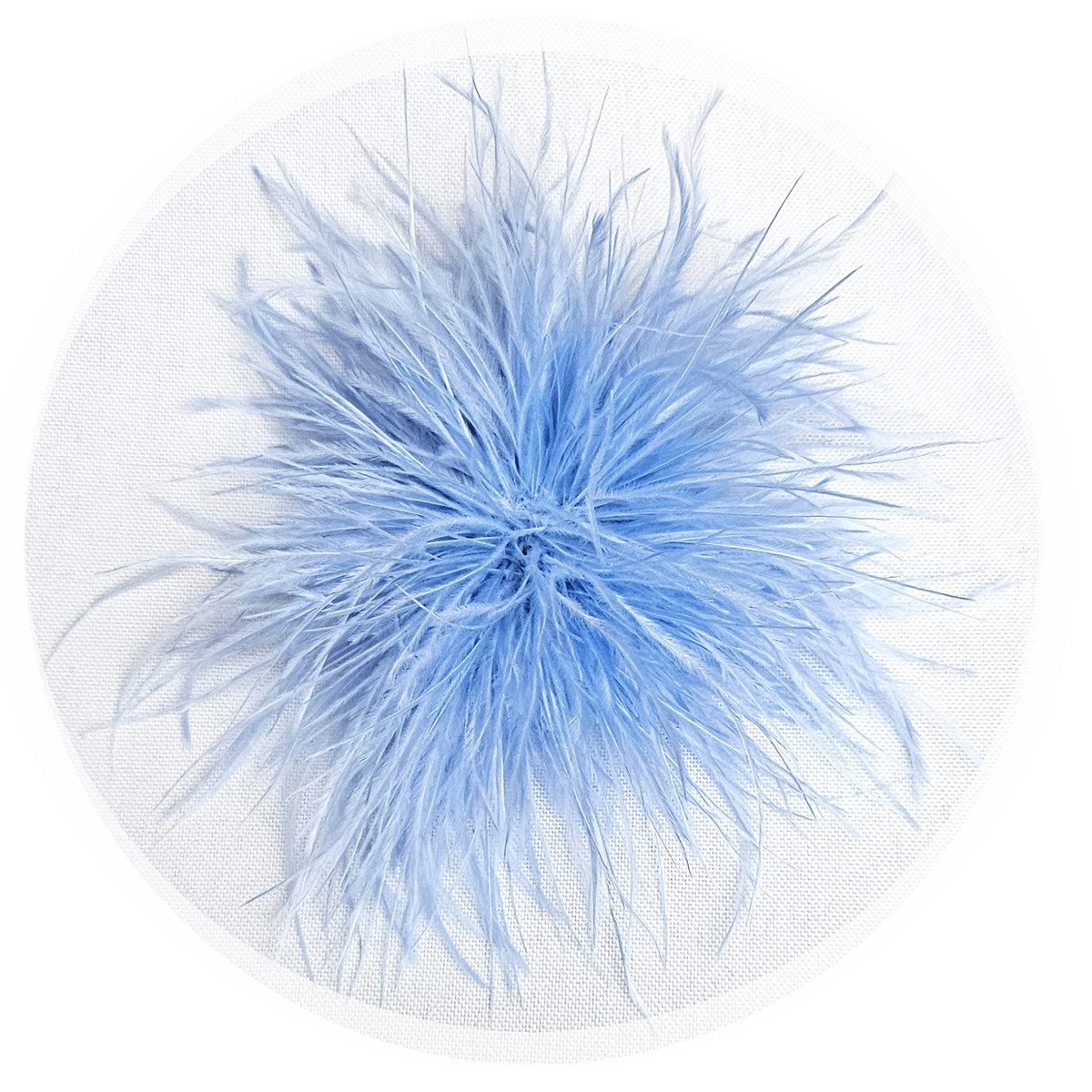 Brosche Federbrosche Hellblau Clip Antecker Federn Klammer Haarklammer Stra günstig online kaufen