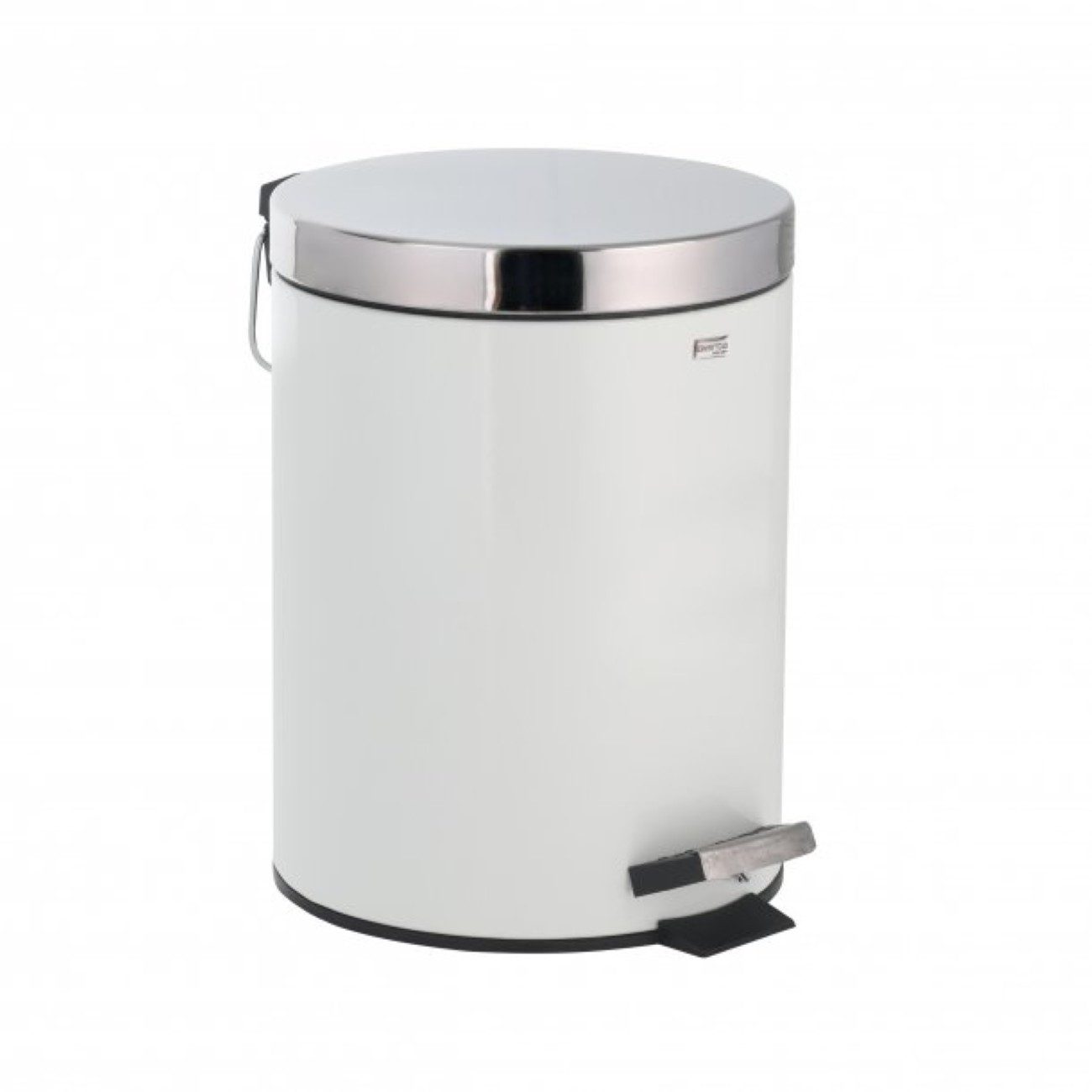 axentia Kosmetikeimer Verona, Treteimer mit Edelstahldeckel & Fußpedal - 5 L