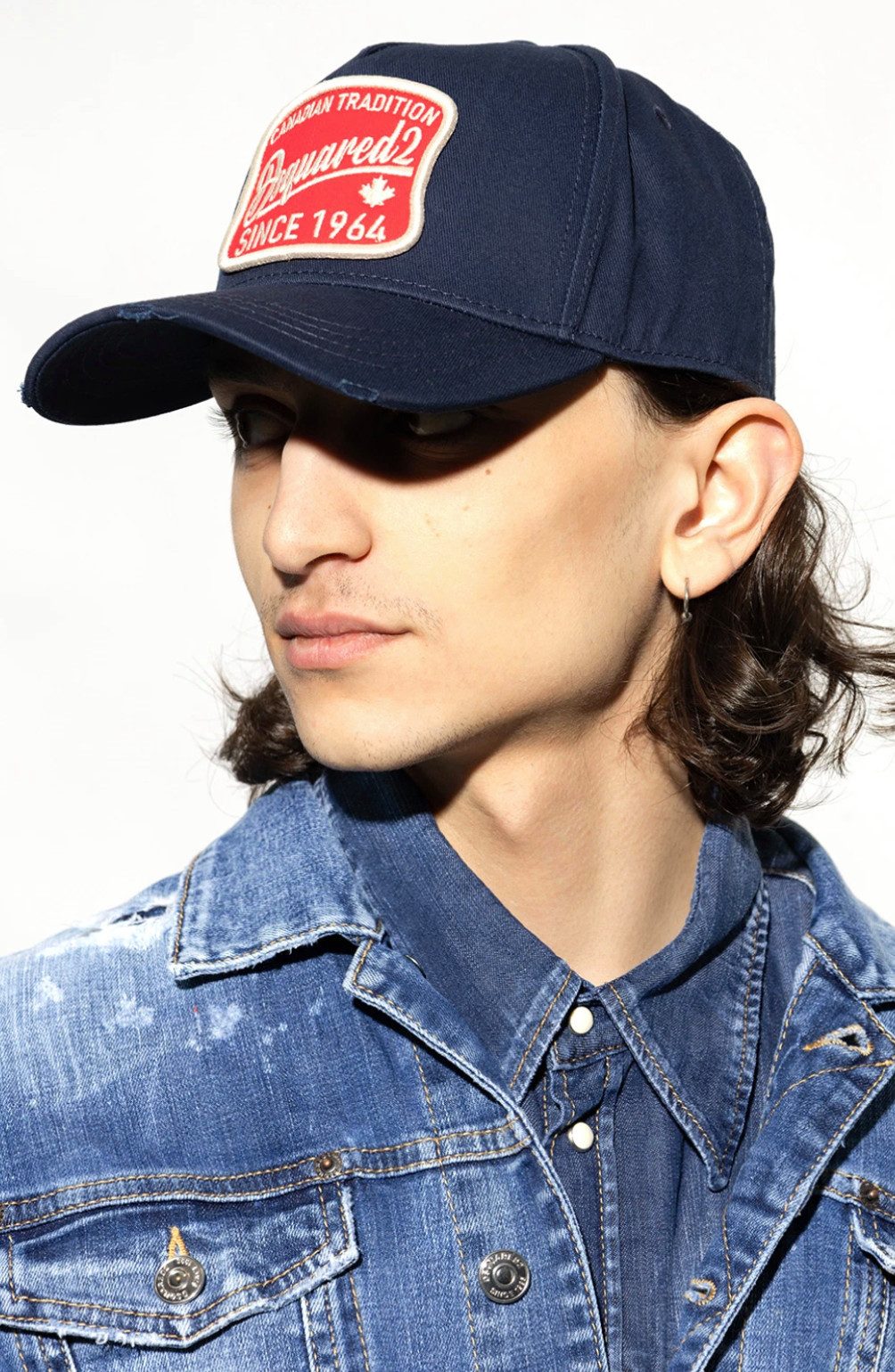 Dsquared2 Baseball Cap Willowdale Toronto Icon Trucker Mütze Basebalkappe Schriftzug FROM WILLOWDALE IN TORONTO als Hommage