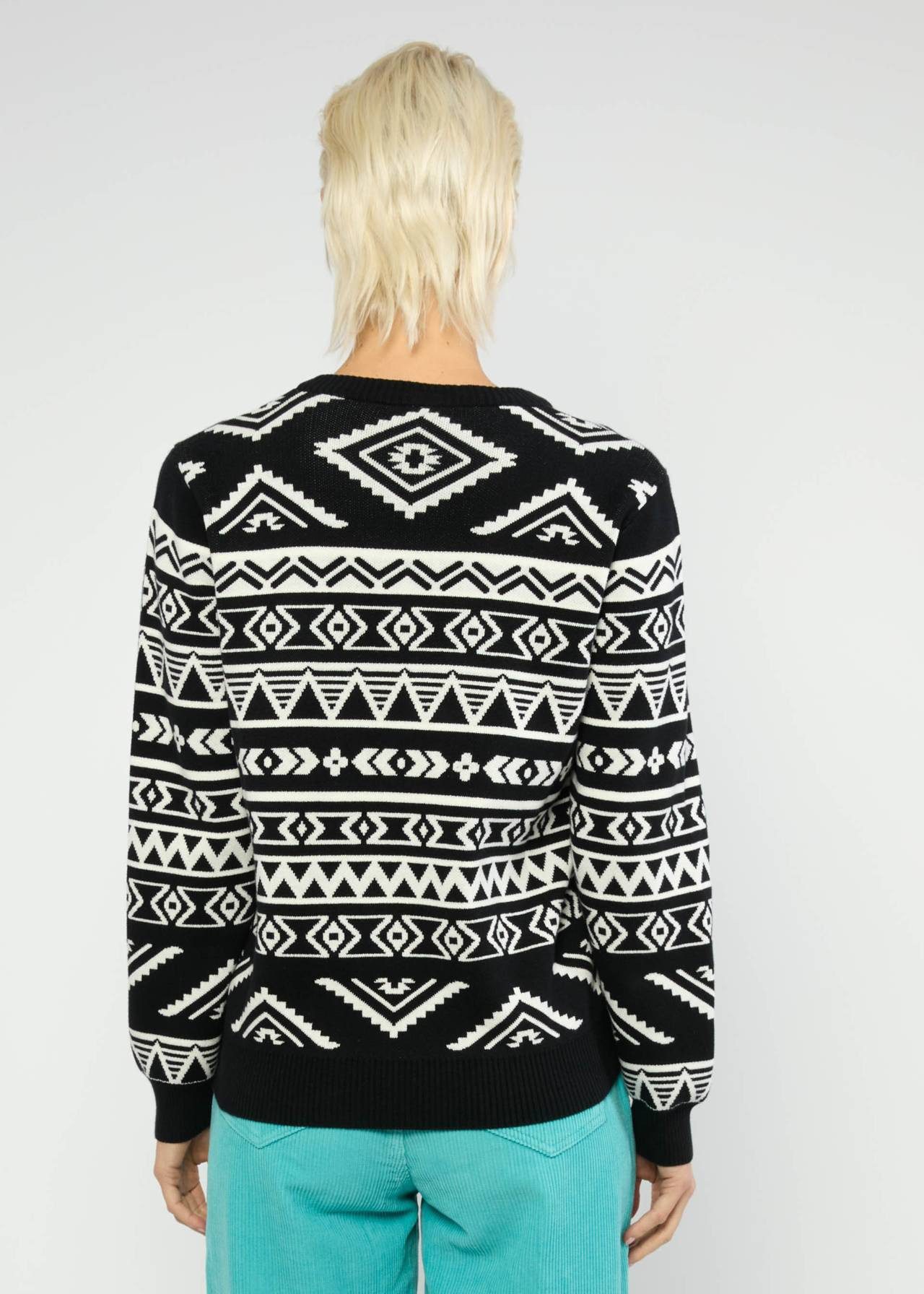 Blutsgeschwister Strickpullover - Cosy Storyteller – nachhaltiger Strickpullover aus Baumwolle