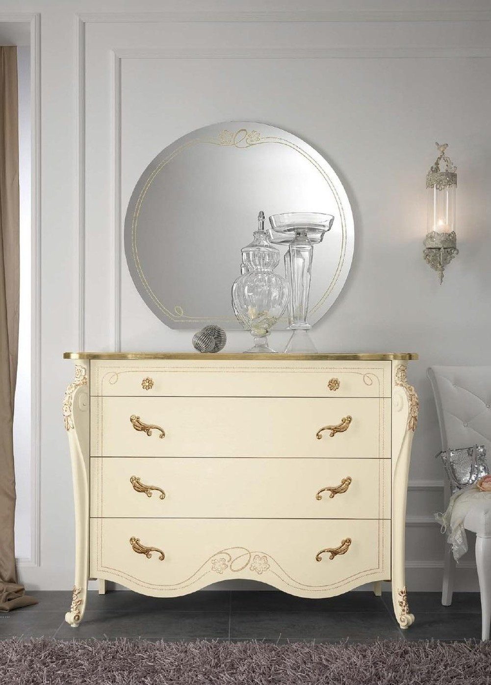 JVmoebel Зеркало Elegante Möbel aus Holz im Art-déco-Design für stilvolles Wohnen, Made in Europa