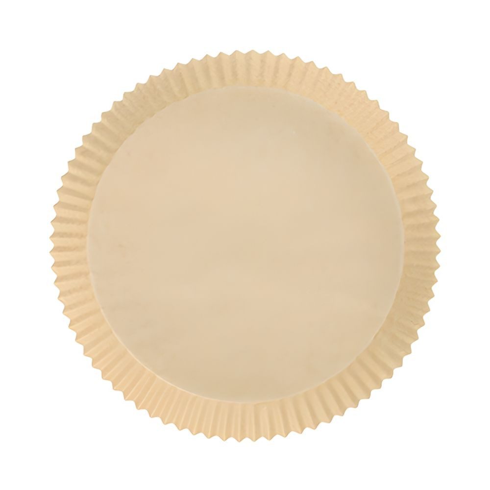 PAPSTAR Backpapier Backpapiere Ø 20 cm, 4,5 cm braun für Heißluftfritteusen 1000 Stk