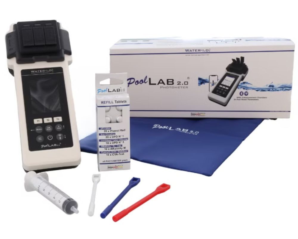 WATER-I.D. Pooltester PoolLab 2.0 Photometer elektronischer Pooltester WATER-I.D.