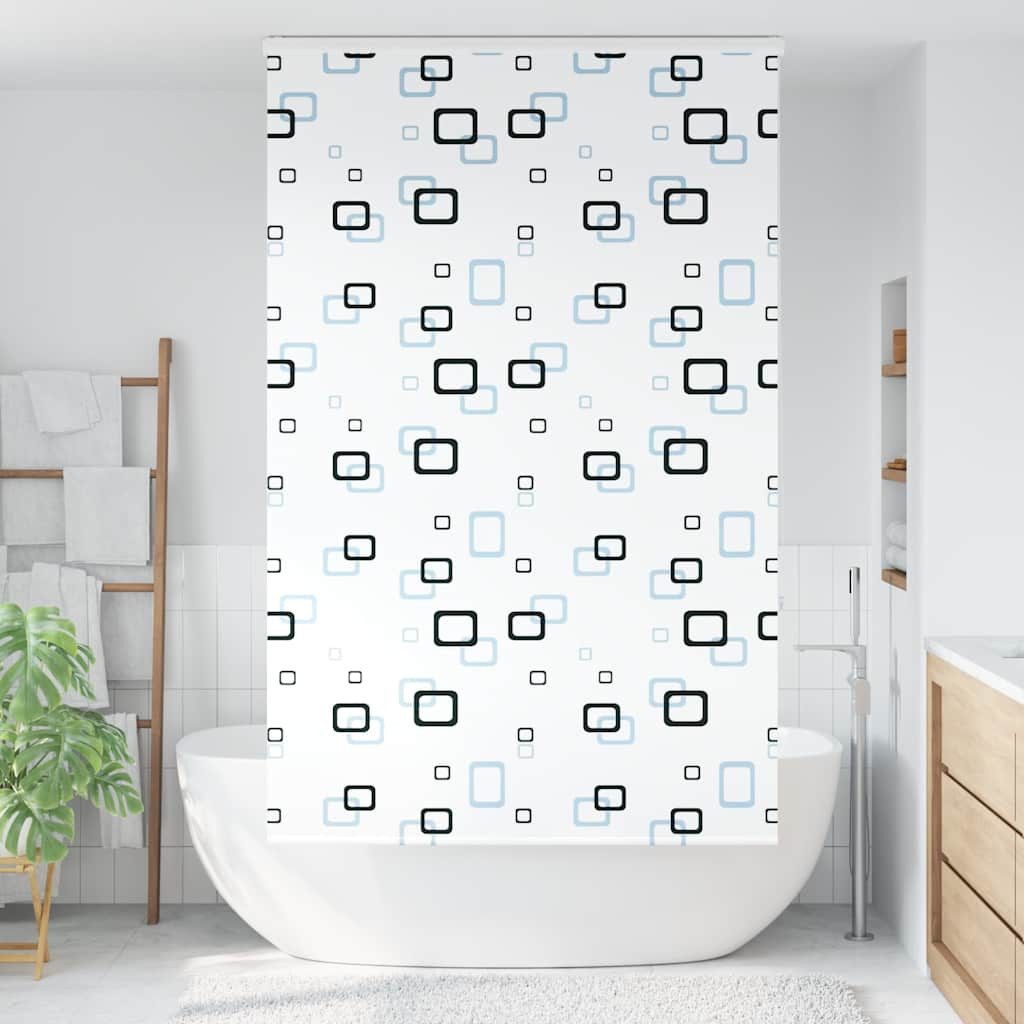 vidaXL Gardine 140 x 240 cm Duschrollo mit Kassette 140x240 cm Stoffbreite 136 cm