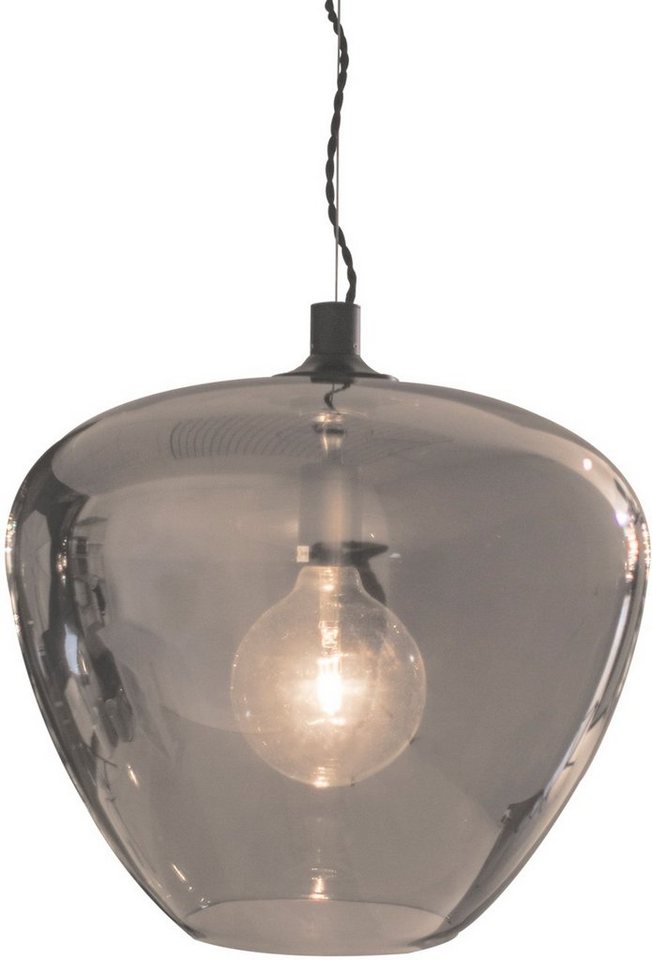 By Rydens Pendelleuchte Bellissimo, ohne Leuchtmittel, Pendelleuchte mit  großem Glasschirm, Ø 40 cm, Geeignet für ein Leuchtmittel E27, max. 60 Watt