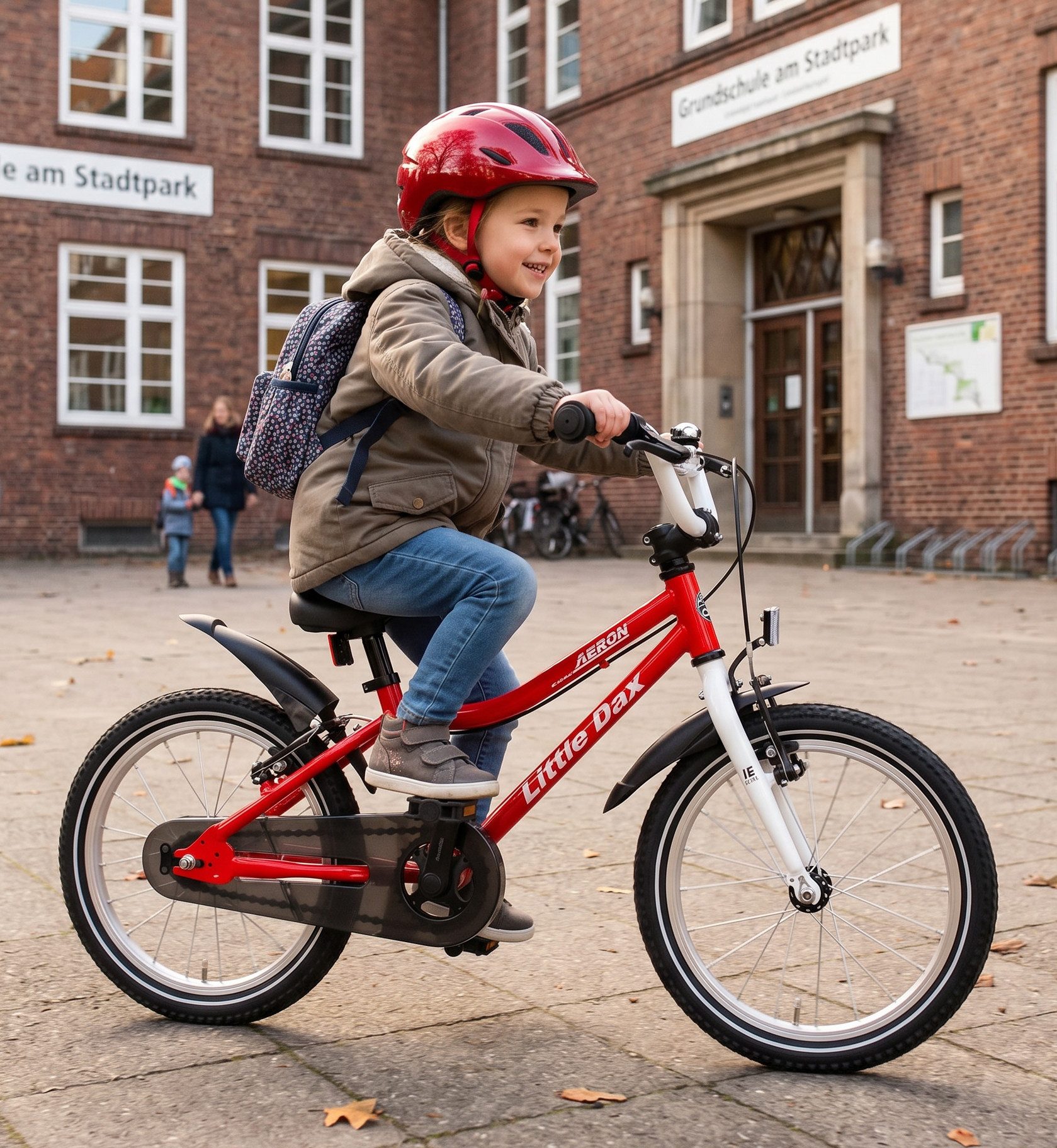 Bachtenkirch Kinderfahrrad Little Dax Fahrrad ab 3 Jahre leicht Jungen Mädchen 14 16 18 Zoll, Wählbar. Silber, Blau, Rot, 14 Zoll, 16 Zoll, 18 Zoll