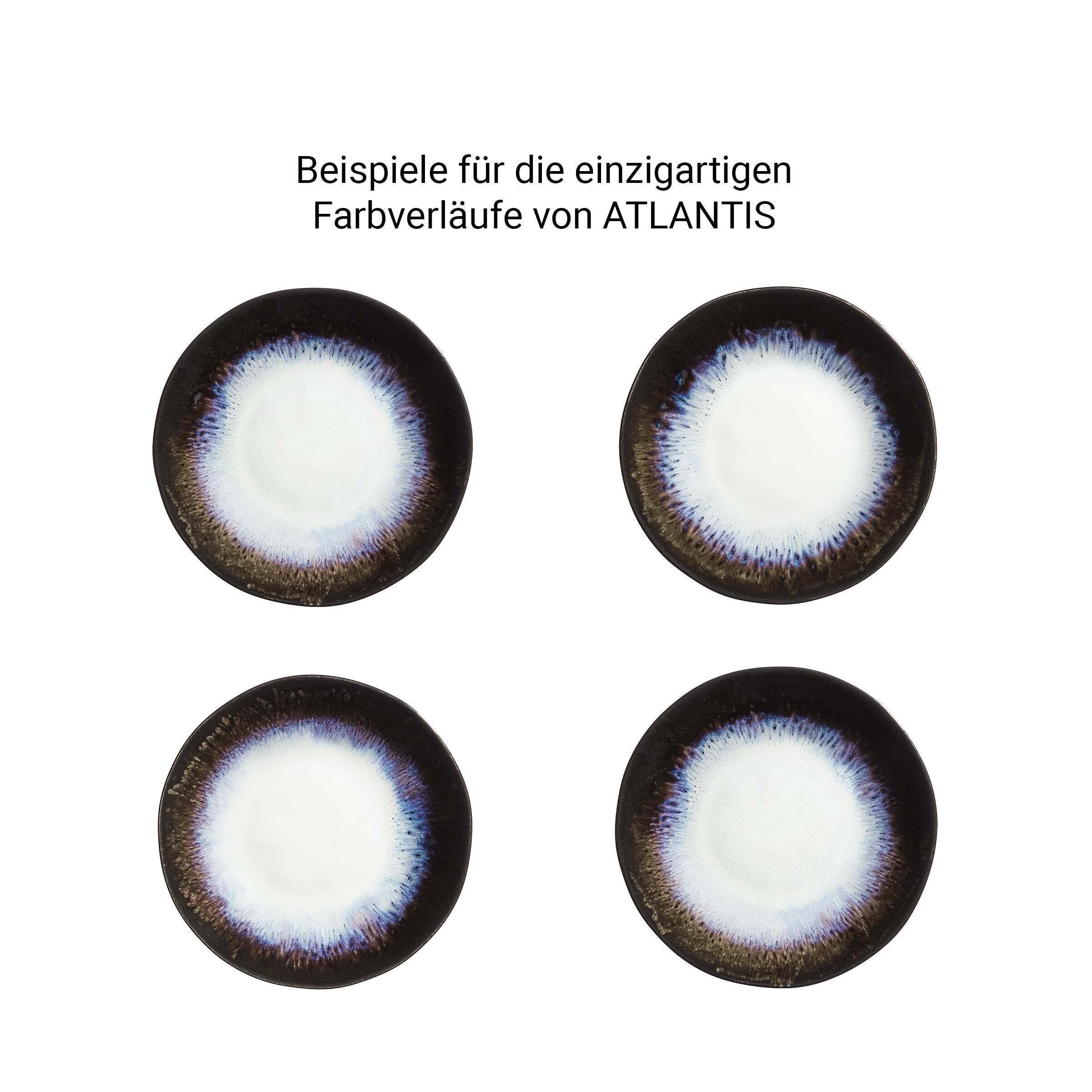 Steinzeug ATLANTIS BUTLERS 12-tlg., Schale Geschirr-Set