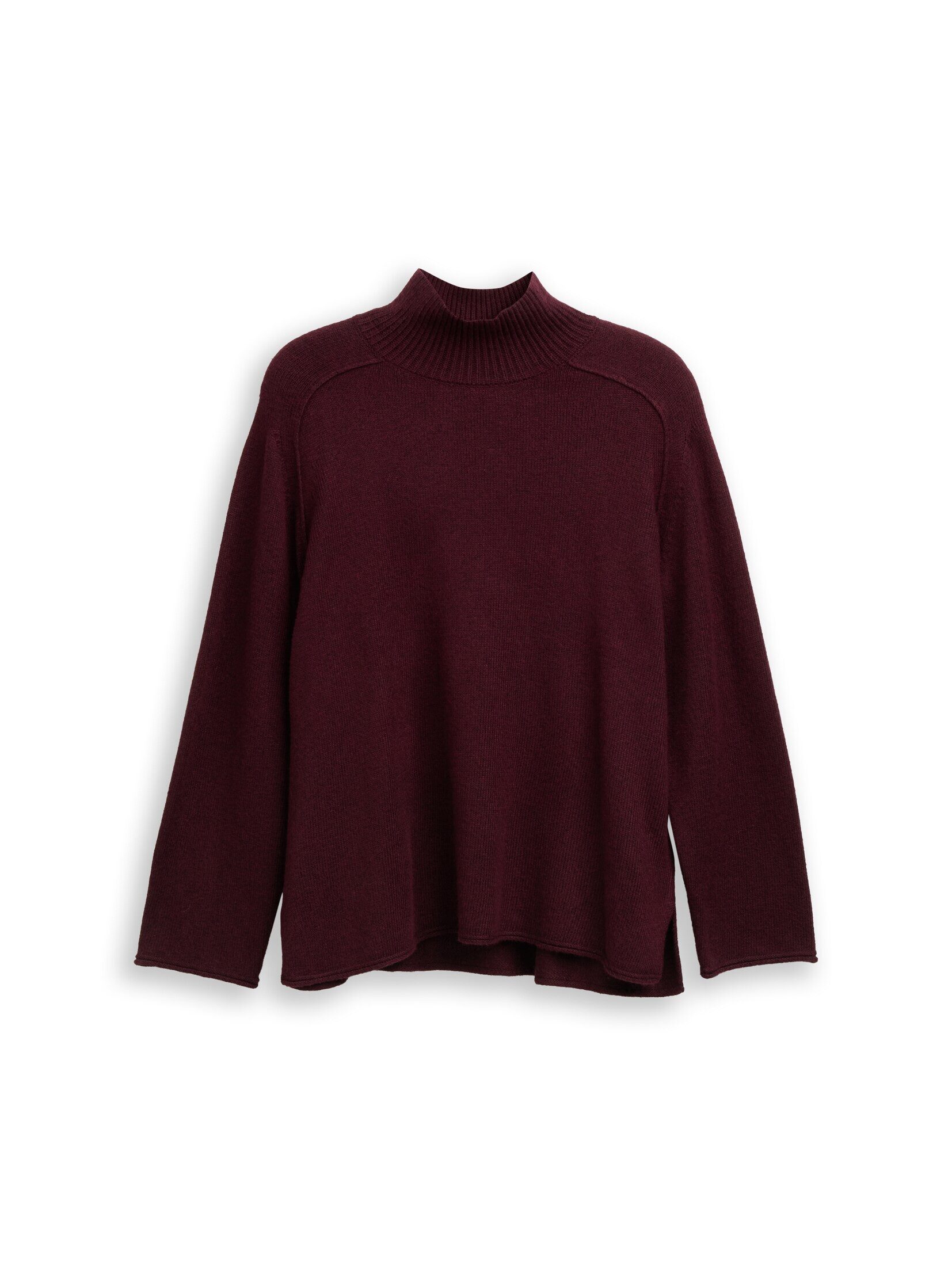 TOM TAILOR PLUS Strickpullover Pullover & Strickjacken Plus Size - Loose Fit Strickpullover mit Stehkragen