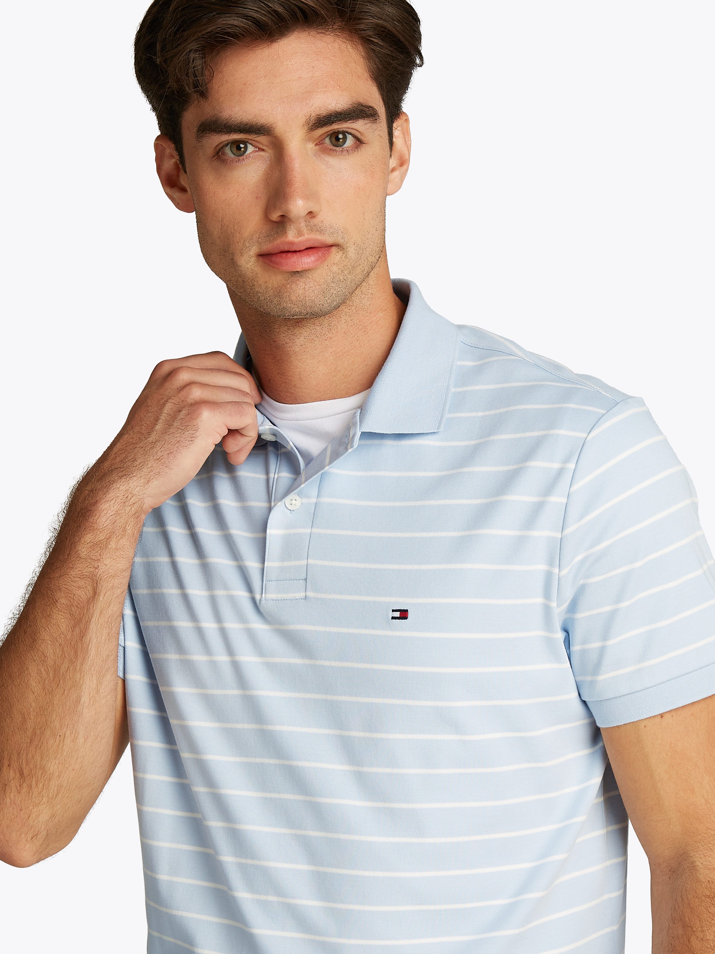 Tommy Hilfiger Poloshirt LIQUID COTTON REG SEASONAL POLO mit Logostickerei günstig online kaufen