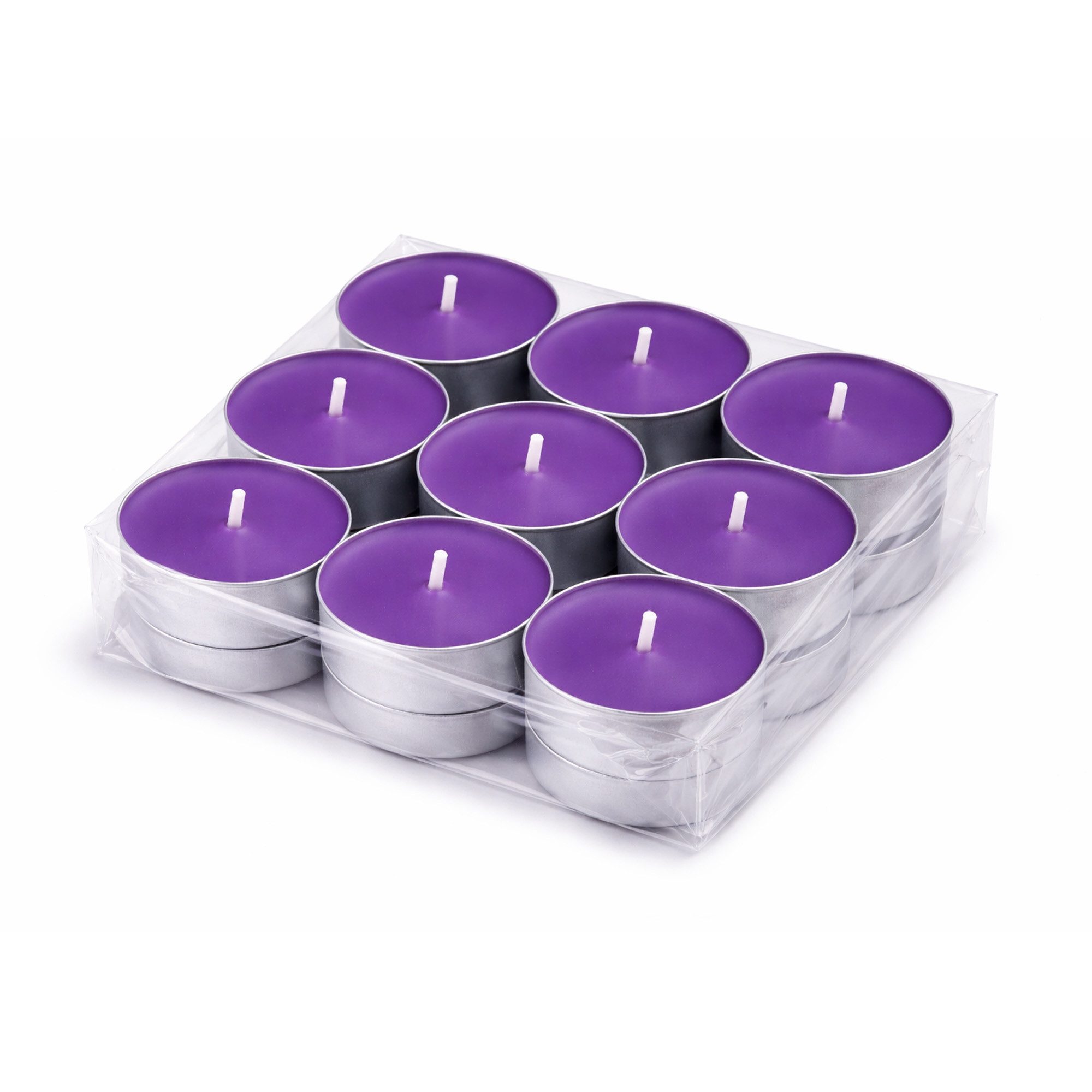 HS Candle Teelicht Duftkerze 4 Stunden Brenndauer (18-tlg), Teelicht Kerzen aus Wachs, Ø4 cm, Made in EU, Indoor & Outdoor