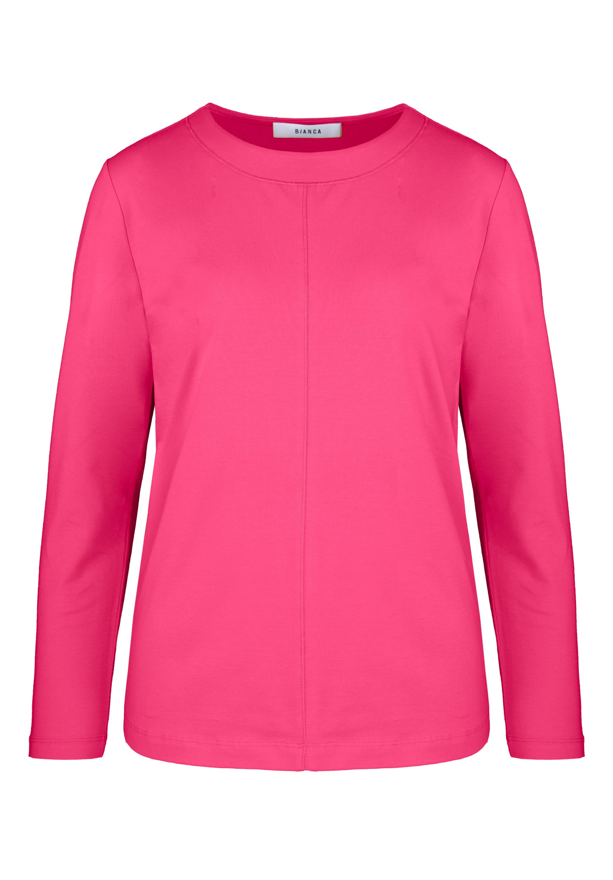 bianca Rundhalsshirt DAMI aus softer Jersey-Qualität in Trendfarbe günstig online kaufen