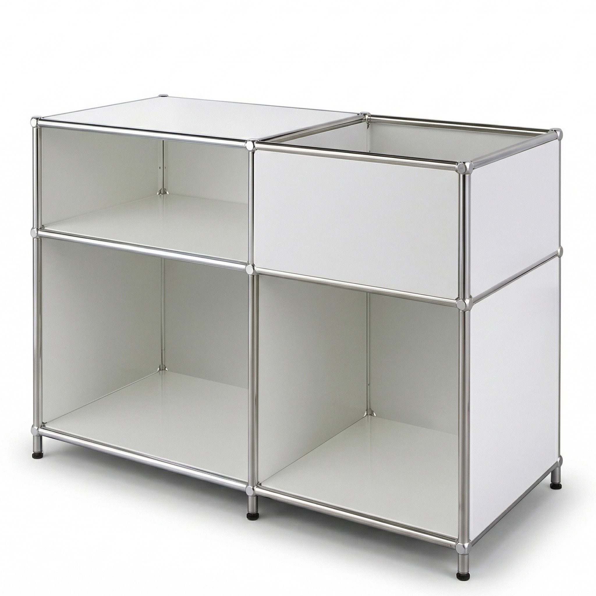 Floordirekt Sideboard Metall Concept Epure MK-030 Metallregal Stauraumfach, 3 Ablagen, B88×T40×H65 cm