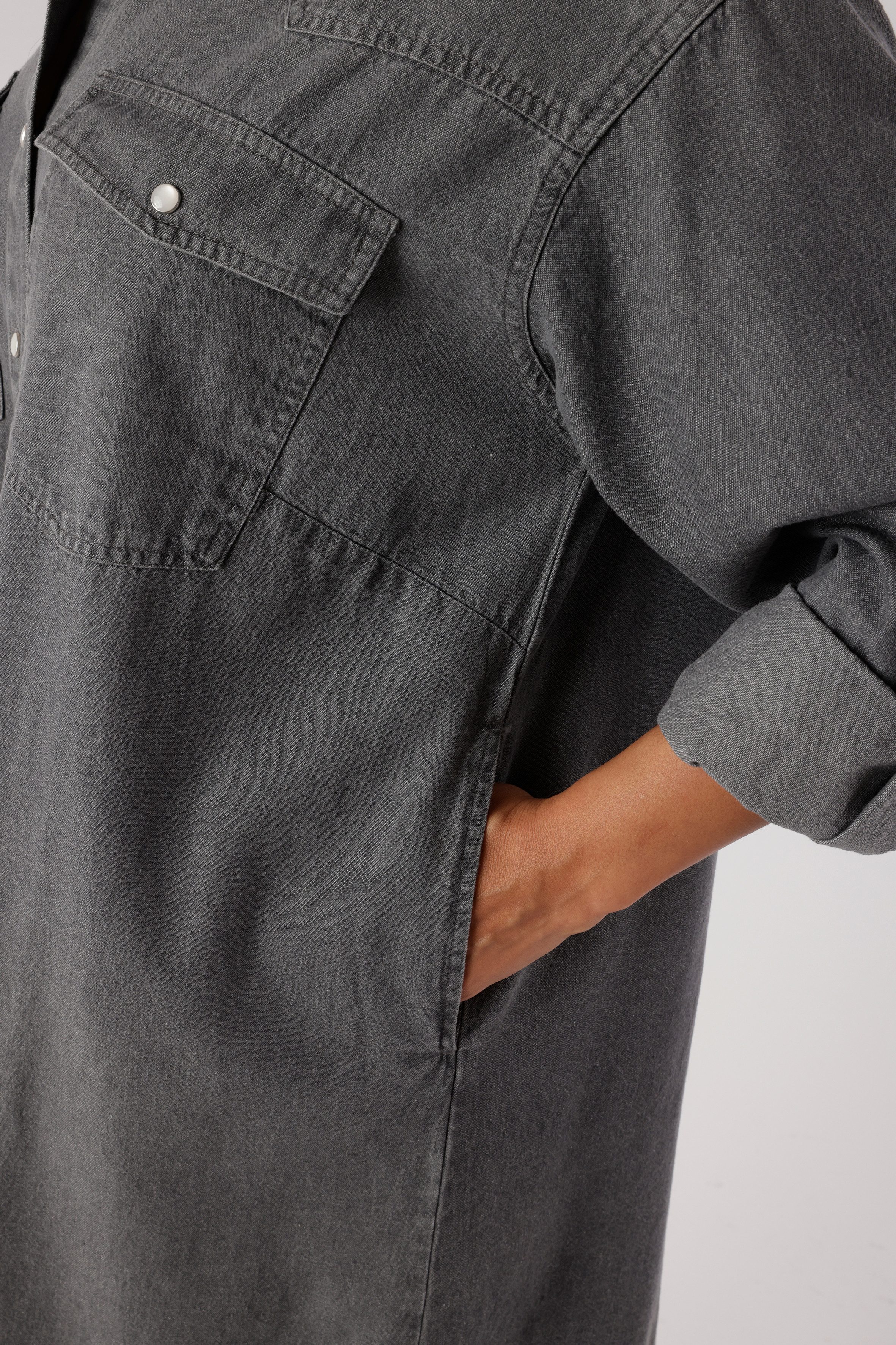 Aniston PLUS Jeanskleid modisches Jeanskleid - NEUE KOLLEKTION – Bild 3 von 5
