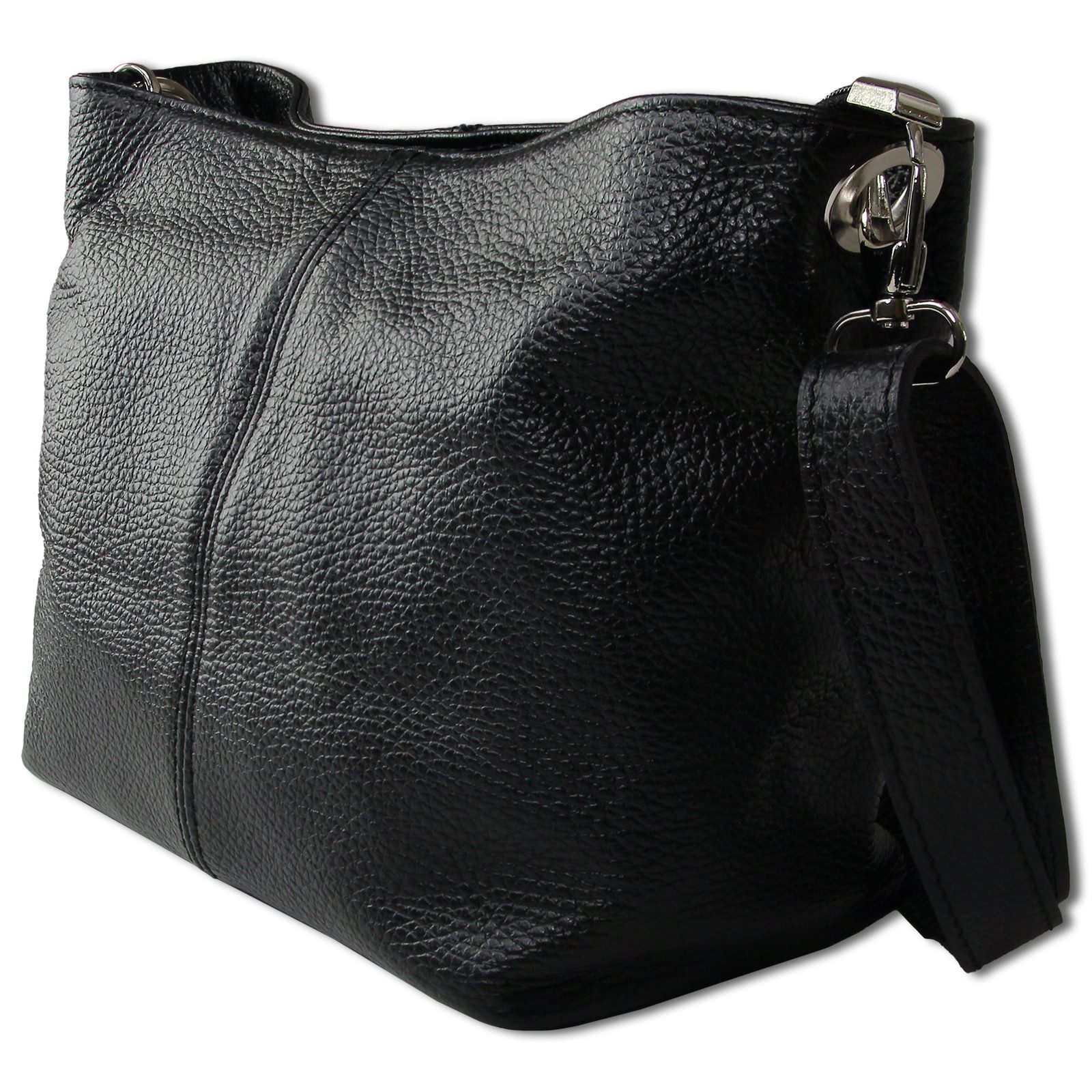 Toscanto Schultertasche Toscanto Tasche schwarz Leder günstig online kaufen