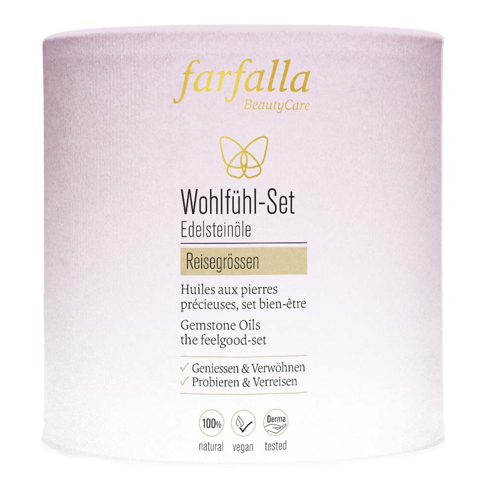Farfalla Essentials AG Pflege-Geschenkset Edelsteinöle - Wohlfühl-Set 7x10ml