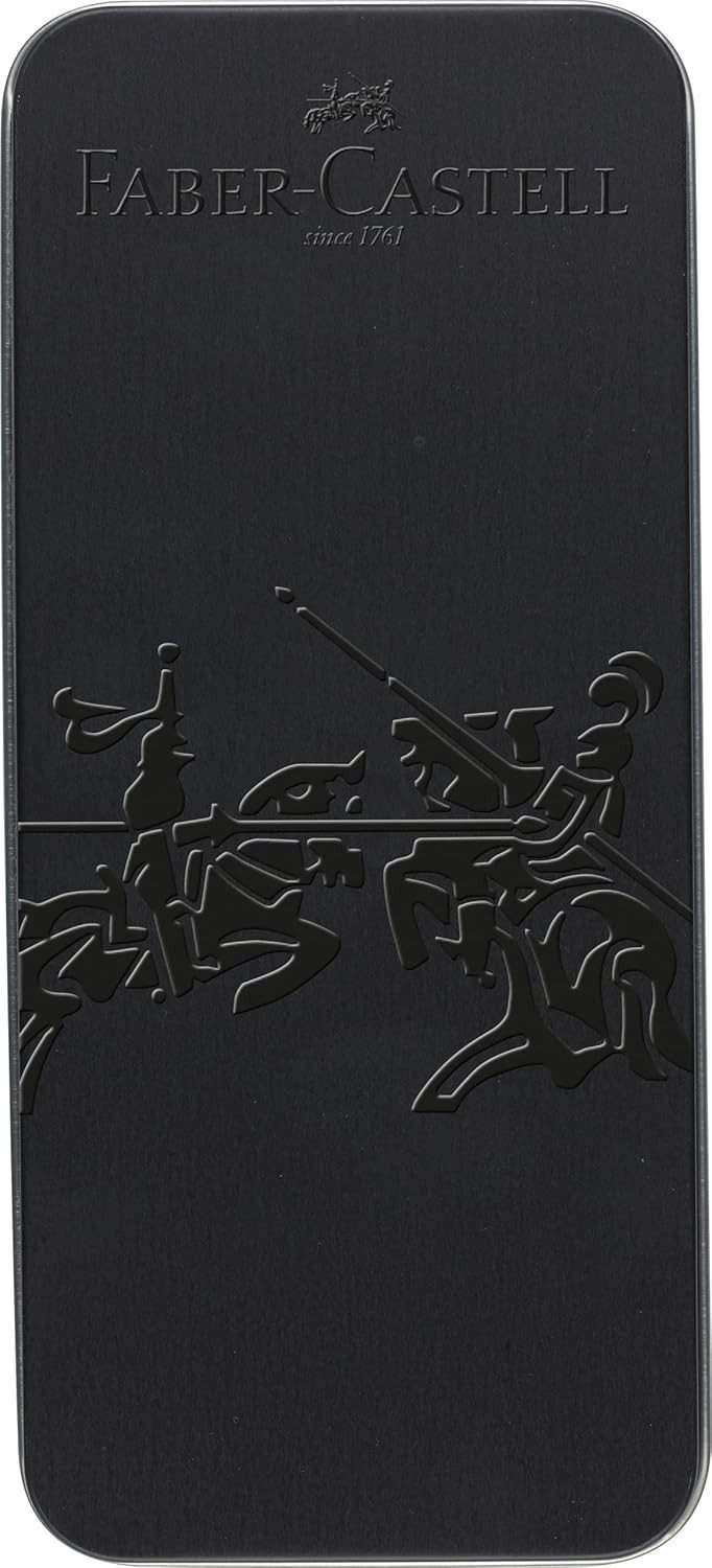 Thumbnail - Faber-Castell Füllhalter Schreibset Grip Edition All Black, Füller M Kuli XB im Metalletui ideal als Geschenk