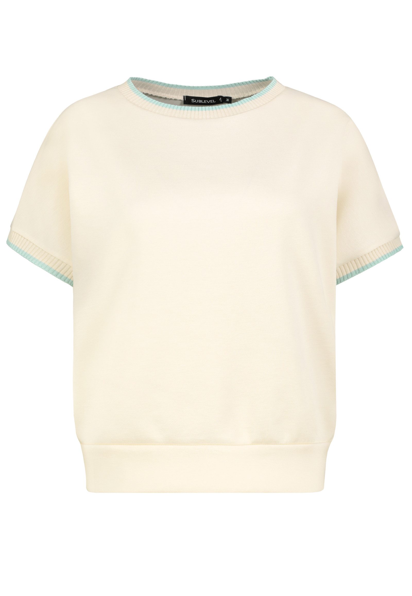SUBLEVEL Longpullover Klassischer Schnitt mit Rippbündchen günstig online kaufen