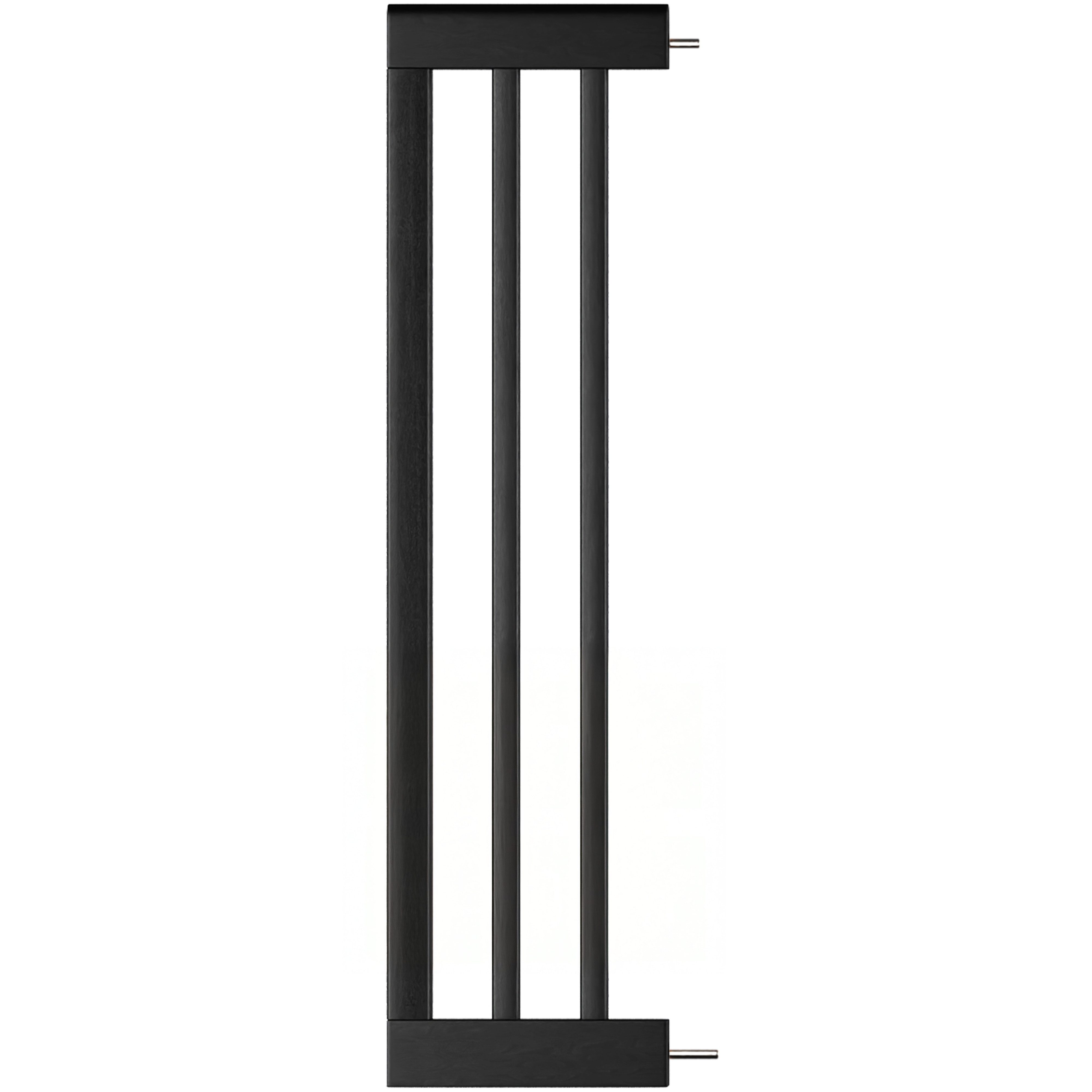 BOMI Verlängerung für Türschutzgitter Verbreiterung für Kinderschutzgitter Miko 10-50 cm Schwarz, Zubehör für Treppenschutzgitter zum Klemmen - Ohne Bohren