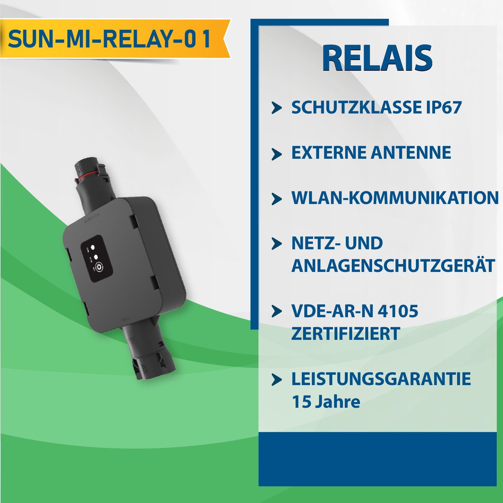 EPP.Solar Deye SUN-MI-RELAY-01 Mikrowechselrichter für Externes Relais Solaranlage