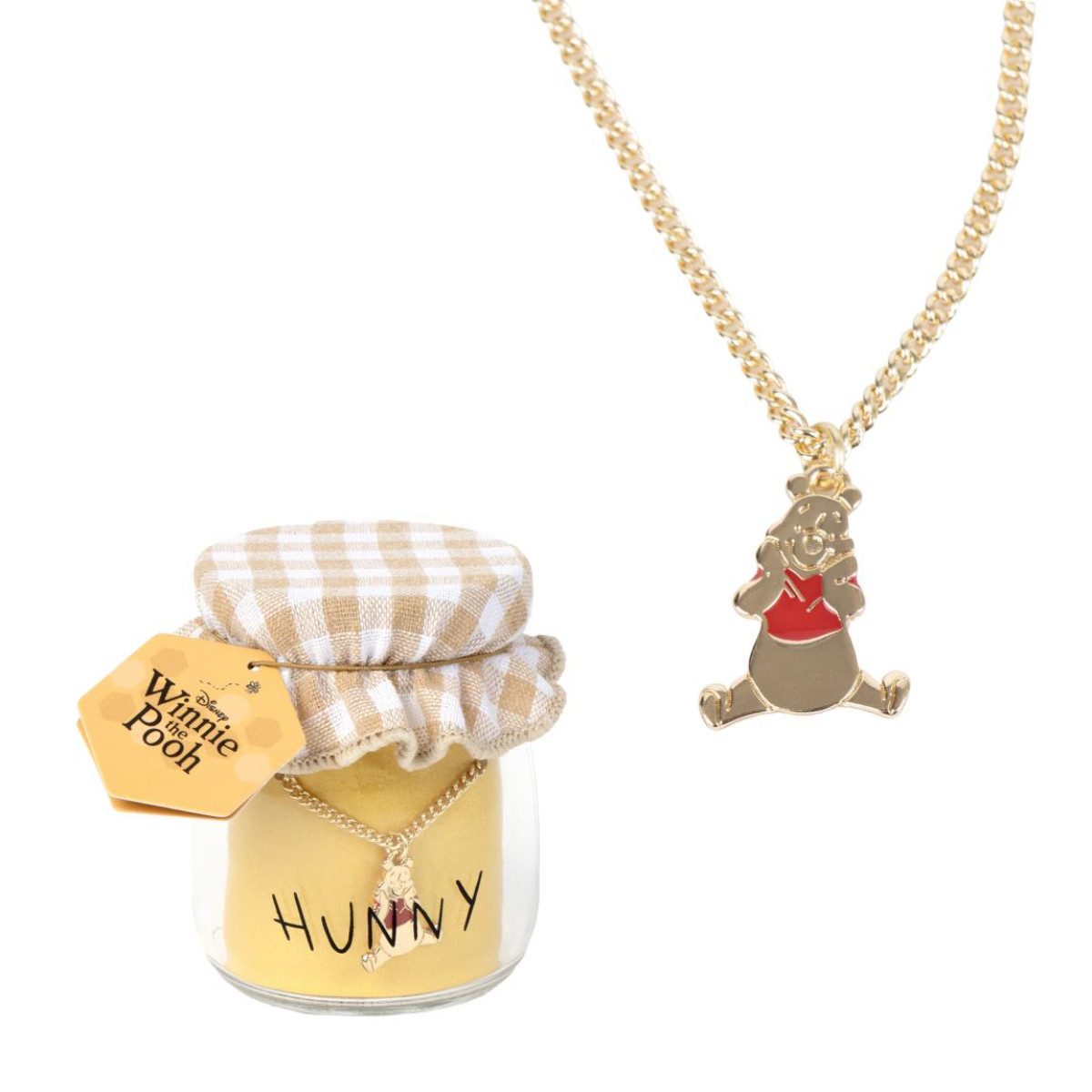 Disney Winnie Puuh Choker Schmuckbox kompakt für Ringe Ohrringe Accessoires und Aufbewahrung (Set)