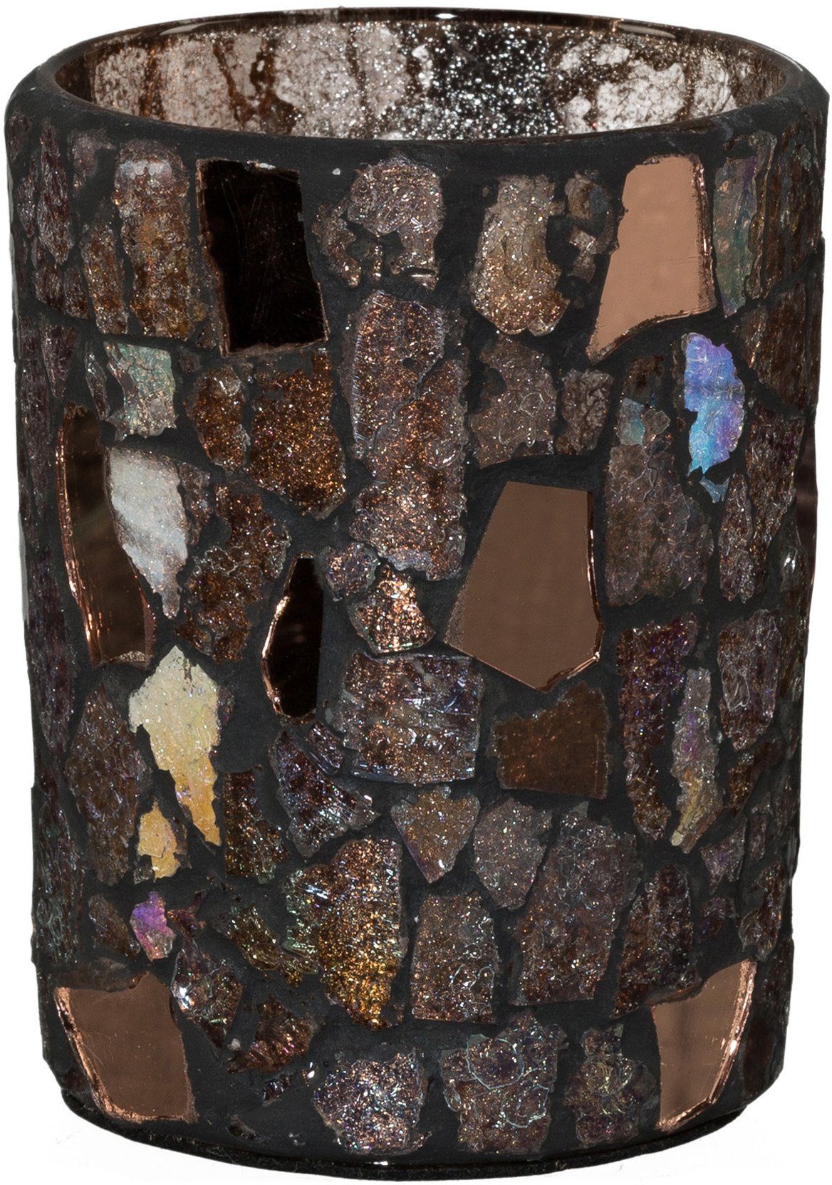 deco wunderschönem Mosaik, ca. 10 mit (4 Windlicht Set, Creativ cm 4er Höhe St),