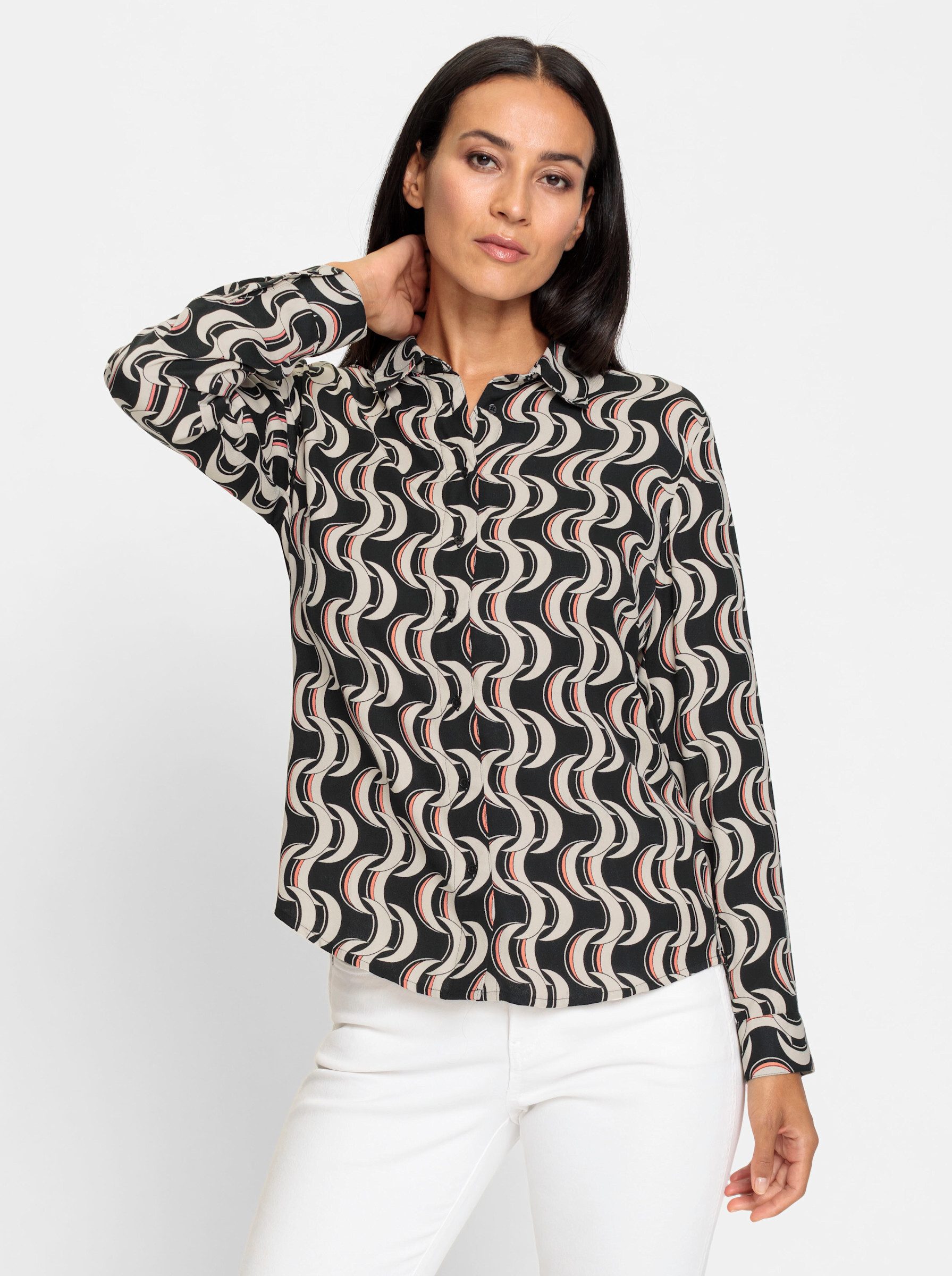 Klassische Bluse Hemdbluse