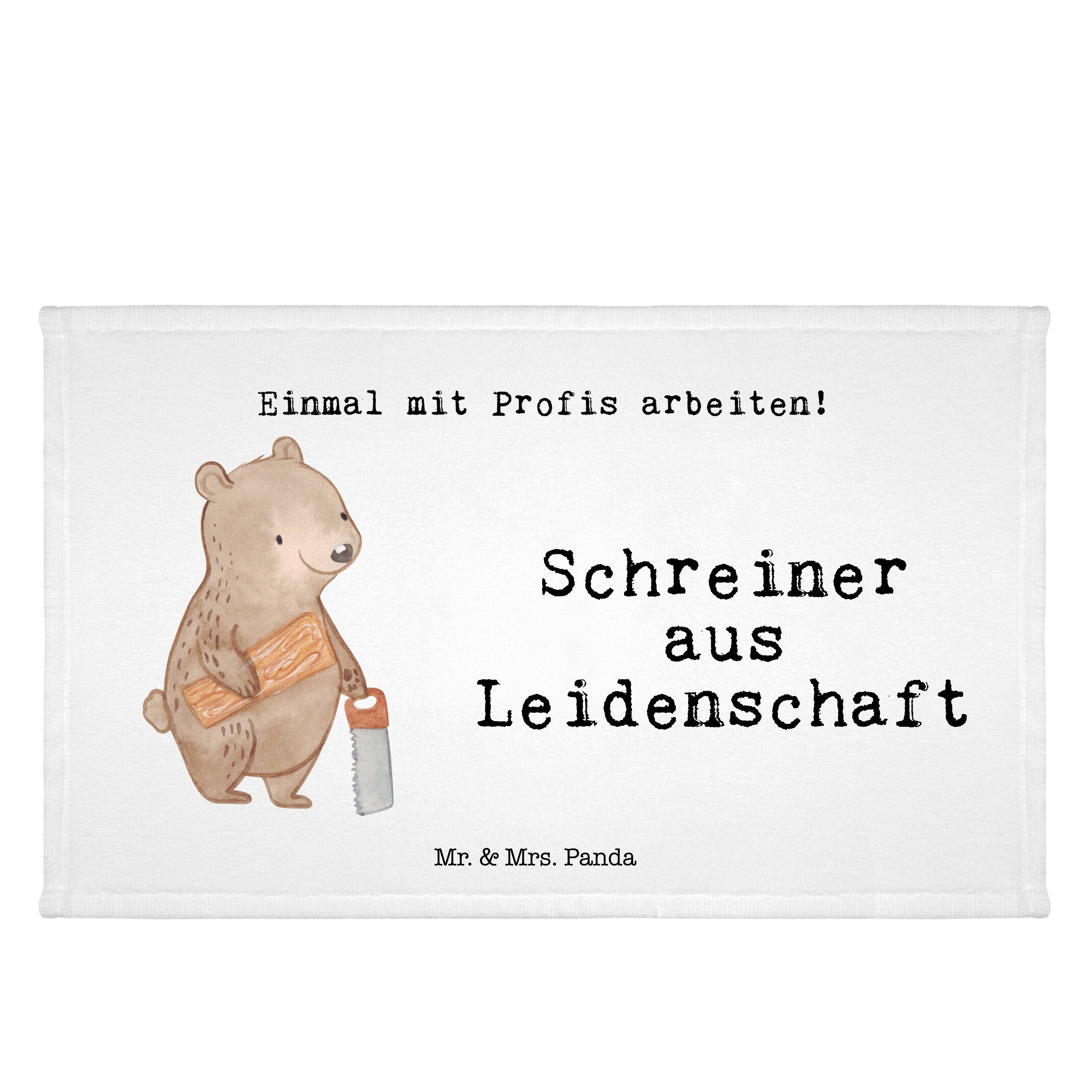 Schreiner Leidenschaft Kinder Panda - Handtuch (1-St) Handtuch, Geschenk, aus Mr. Weiß & - Frotti, Mrs.
