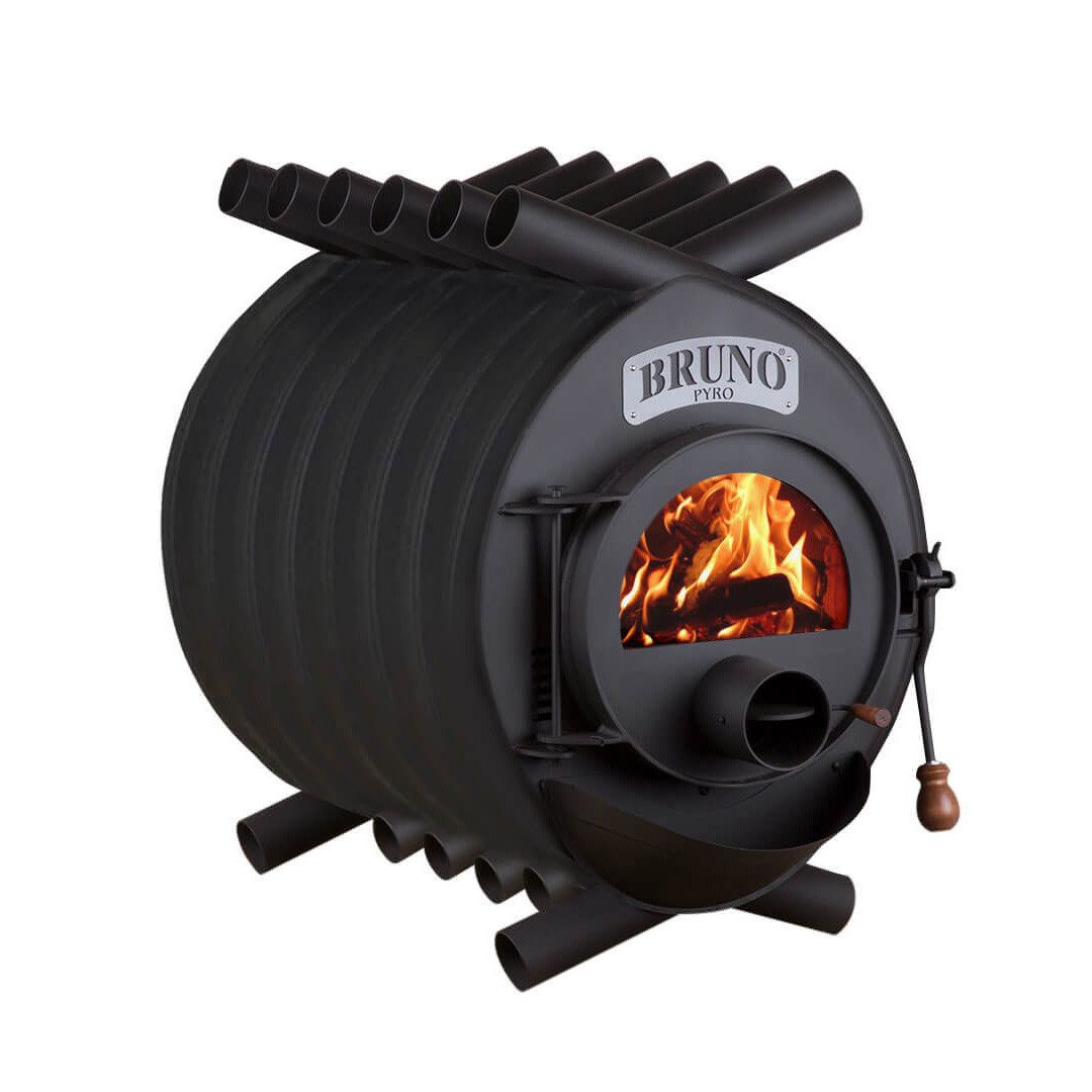 Bruno Kaminofen Bruno® Werkstattofen Pyro IV schwarz 22 kW Stahl A, 22 kW