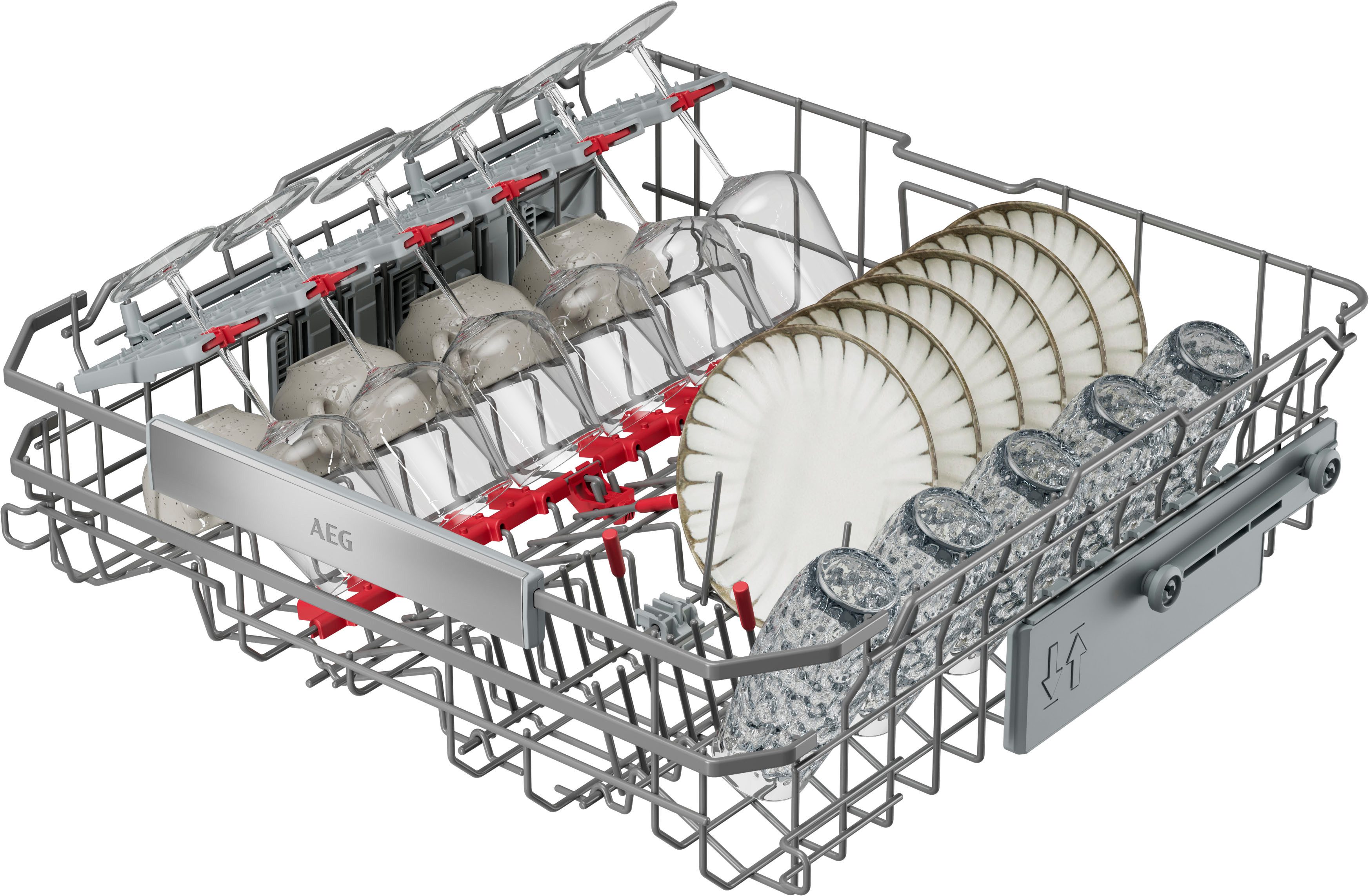 AEG Unterbaugeschirrspüler 8000 GU8200B2SCM, ZoneClean - Kraftvoll gegen Eingebranntes, sanft zu Gläsern – Bild 4 von 5