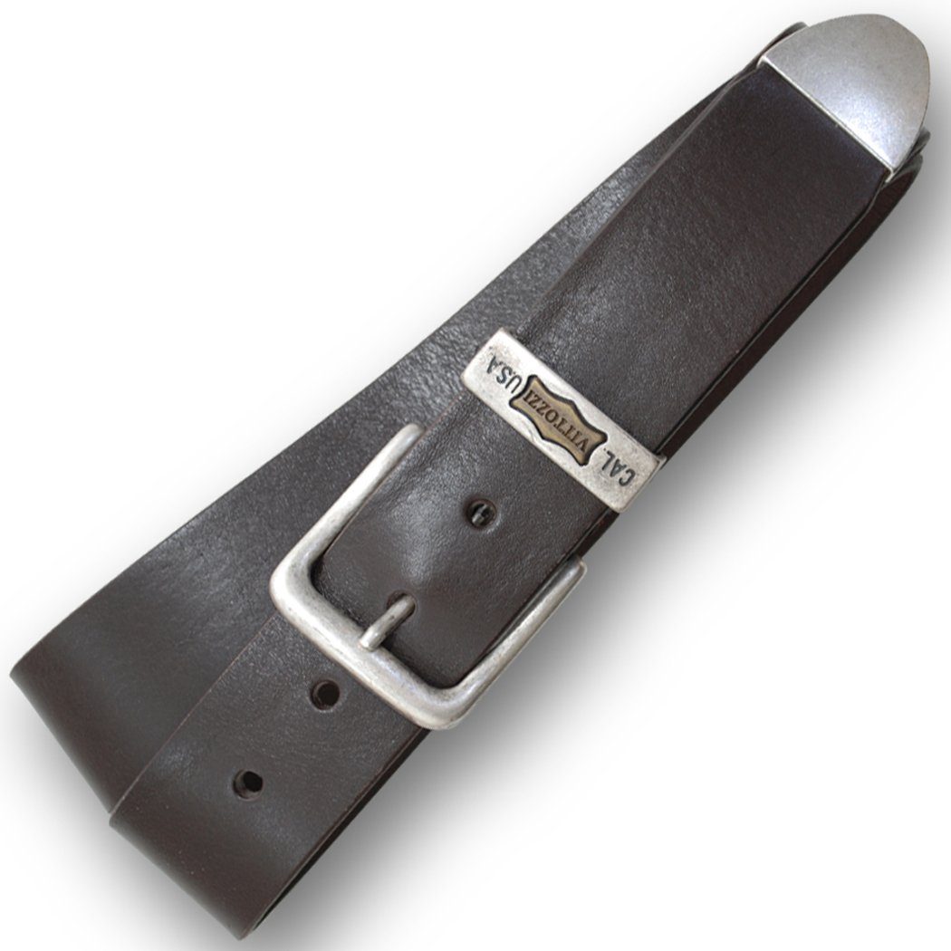 VITTOZZI Ledergürtel Gürtel, Buffalo 4cm