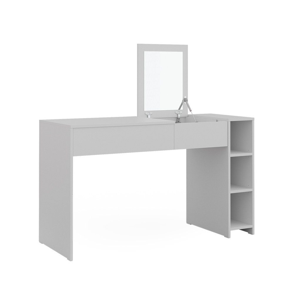 Vicco Schminktisch Kira, Weiß, 129.6 cm günstig online kaufen