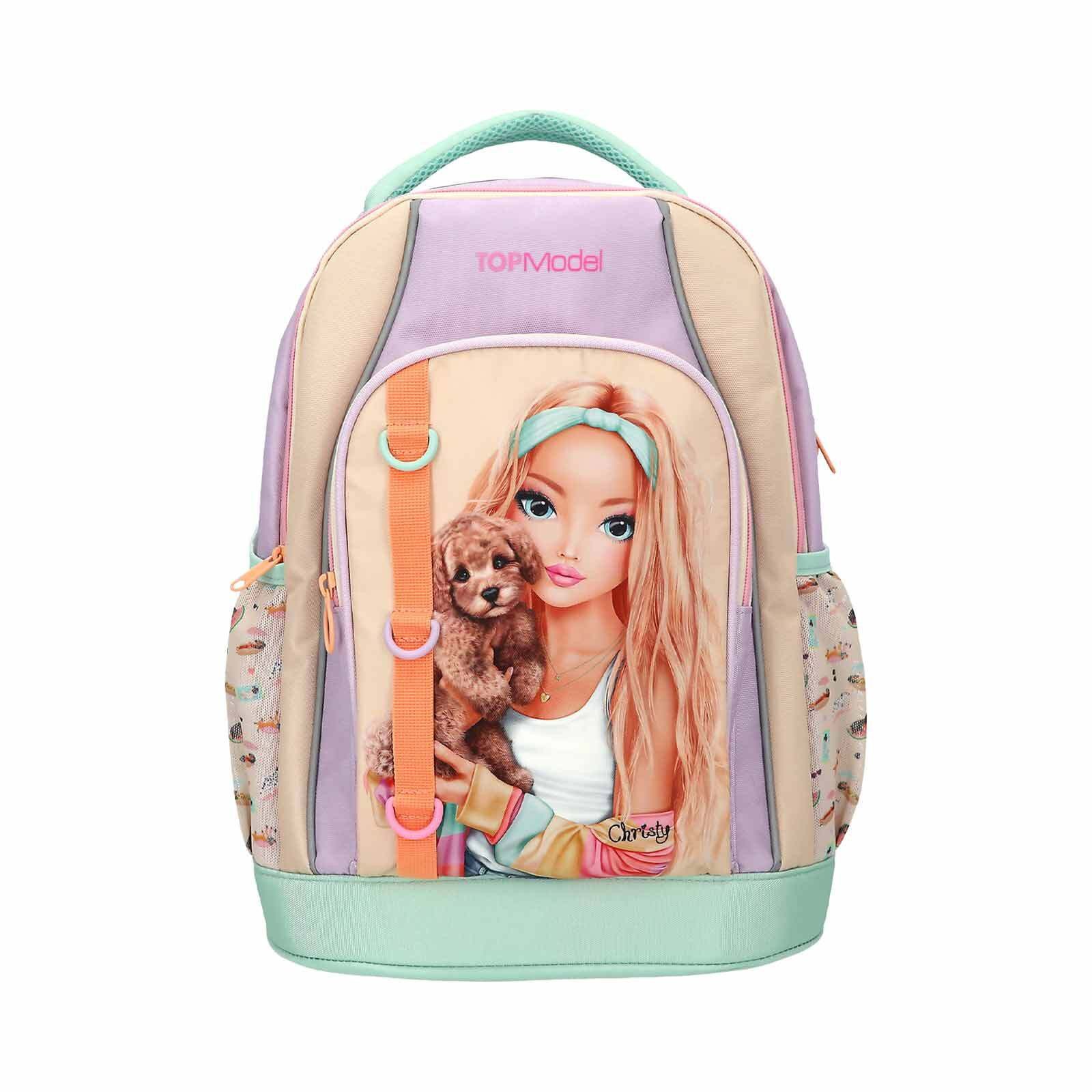 Depesche Kinderrucksack TOPModel Schulrucksack SUNNY DOG 19 x 30 x 40 cm (1 Rucksack, 1-tlg)