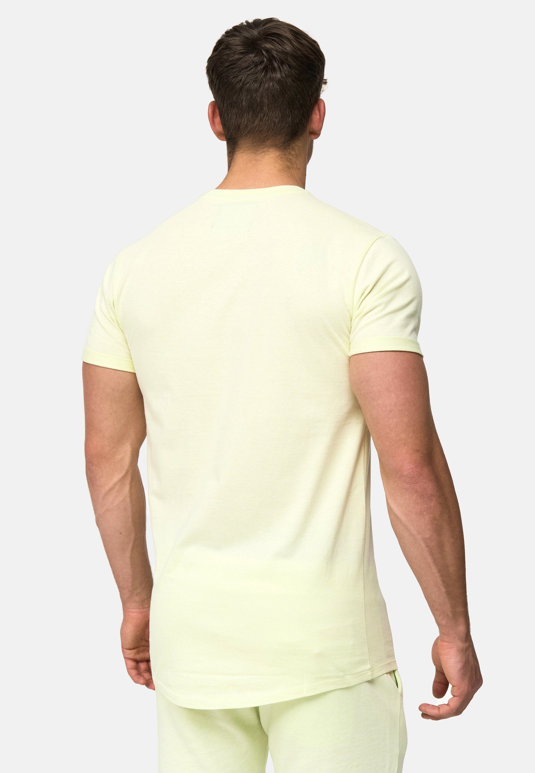 T-Shirt Kloge Indicode Lime Cream
